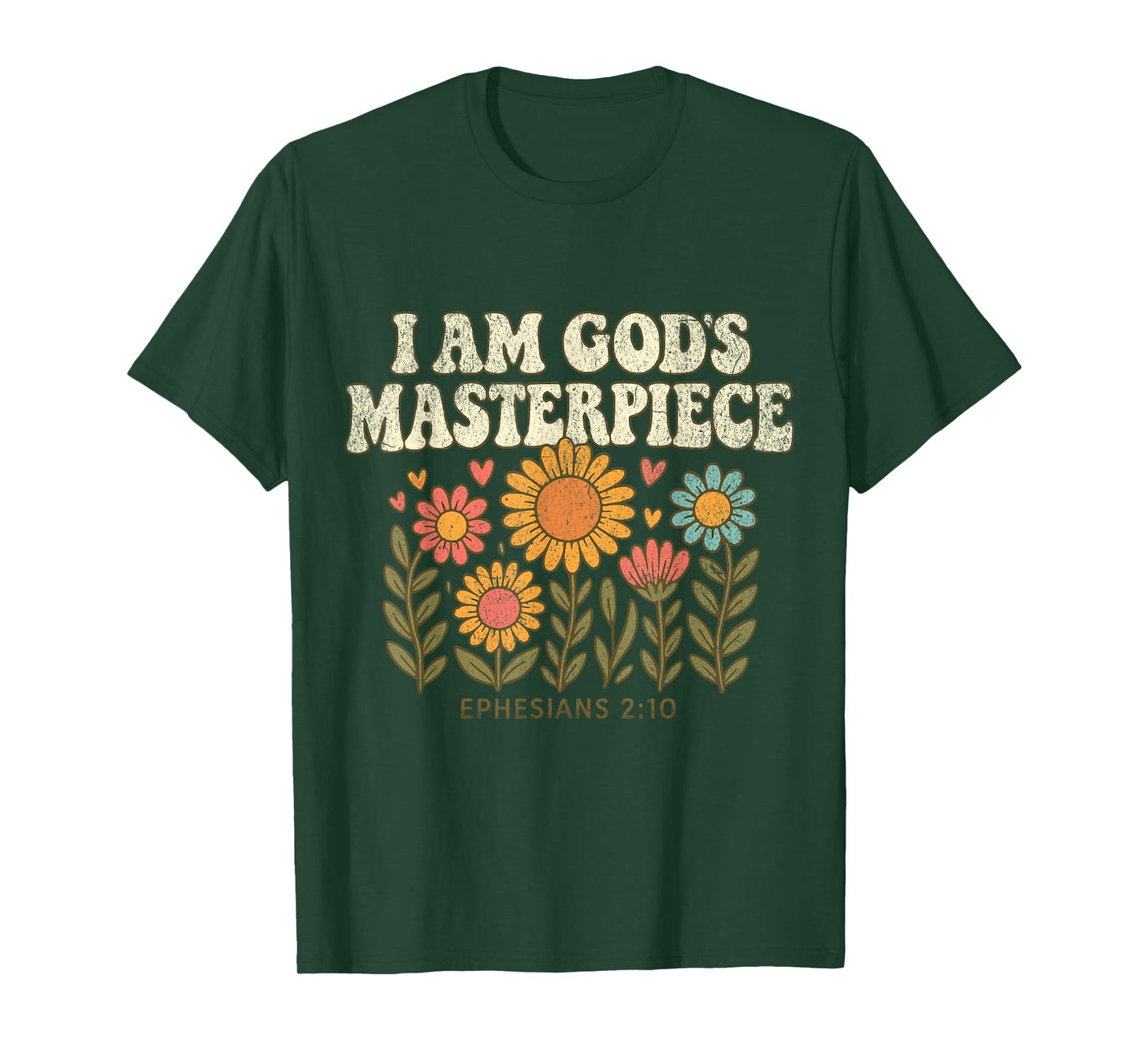 I AM GOD`S Masterpiece Christian Ephesians 2:20 T-Shirt