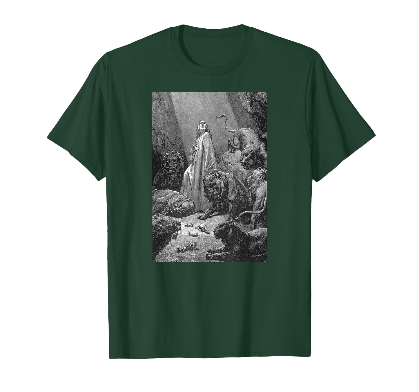 Gustave Dore Daniel in the Lions Den T-Shirt