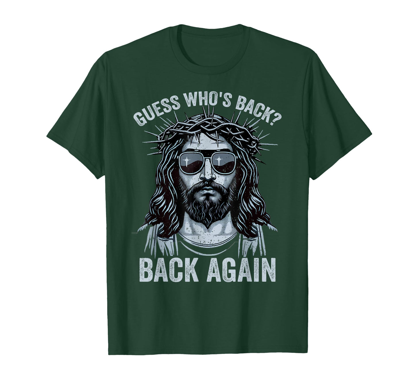 Guess Who's Back Back Again Easter Day Jesus God Christian T-Shirt