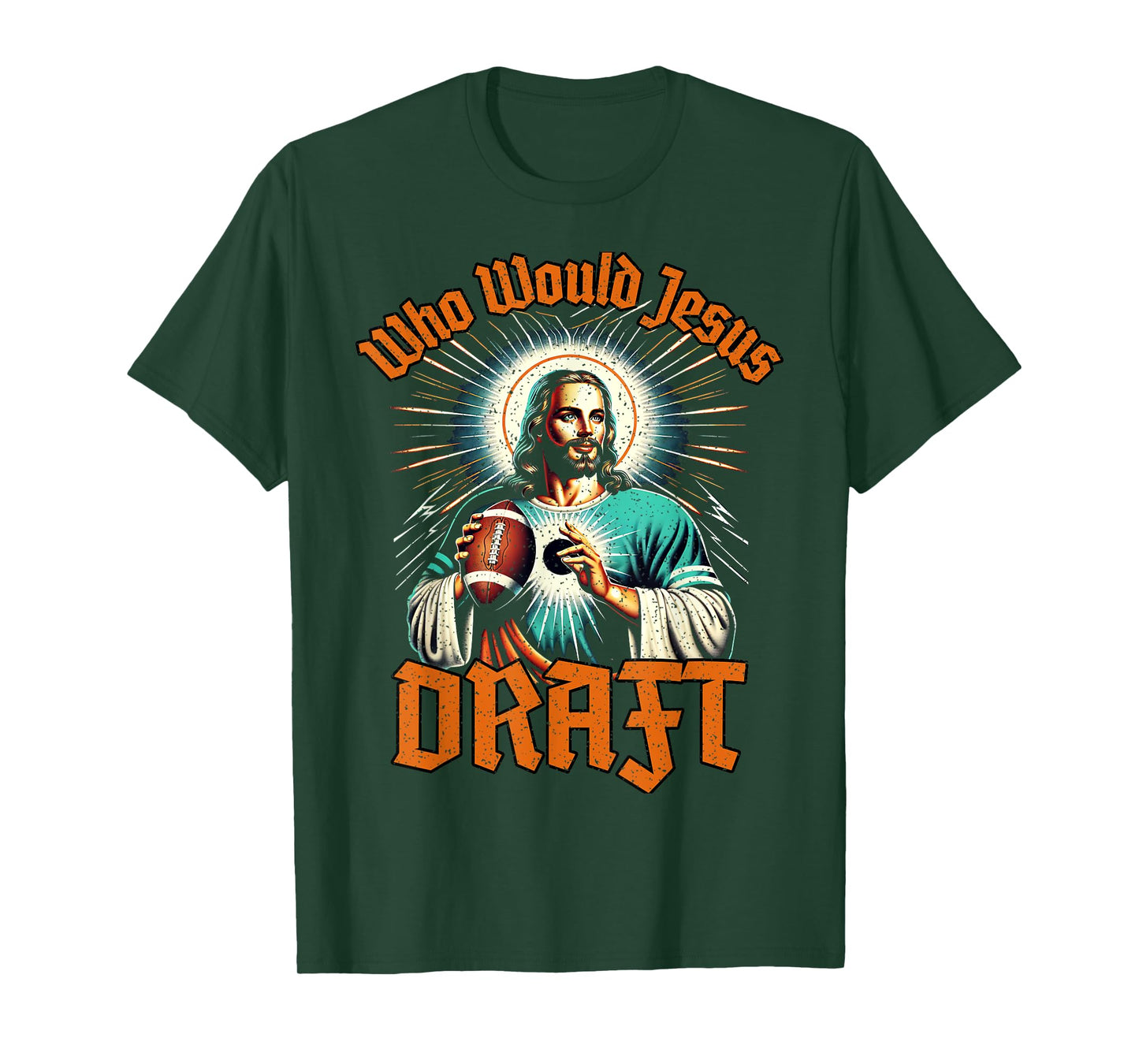 Fantasy Football Champion Who Would Jesus Draft Party T-Shirt
