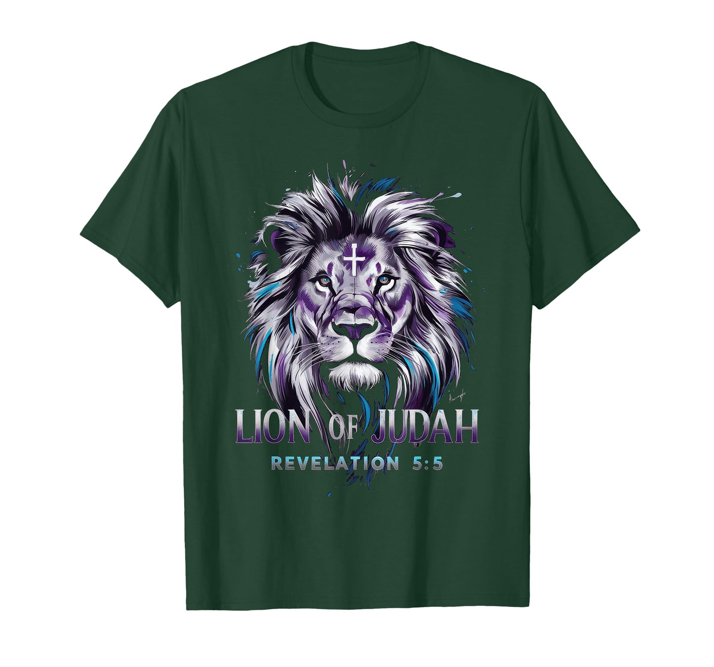 Jesus Lion of Judah Christian Faith for Men and Women T-Shirt
