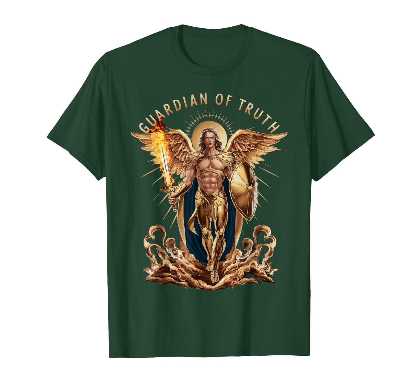 Archangel Michael Catholic Christianity Guardian Angel T-Shirt
