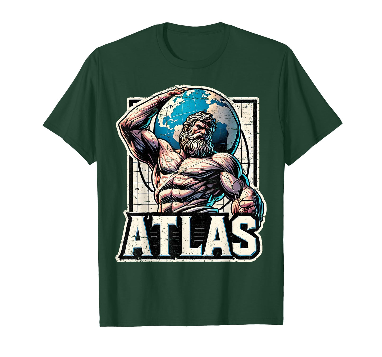 Atlas Greek God Mythology Titan Ancient Greece T-Shirt