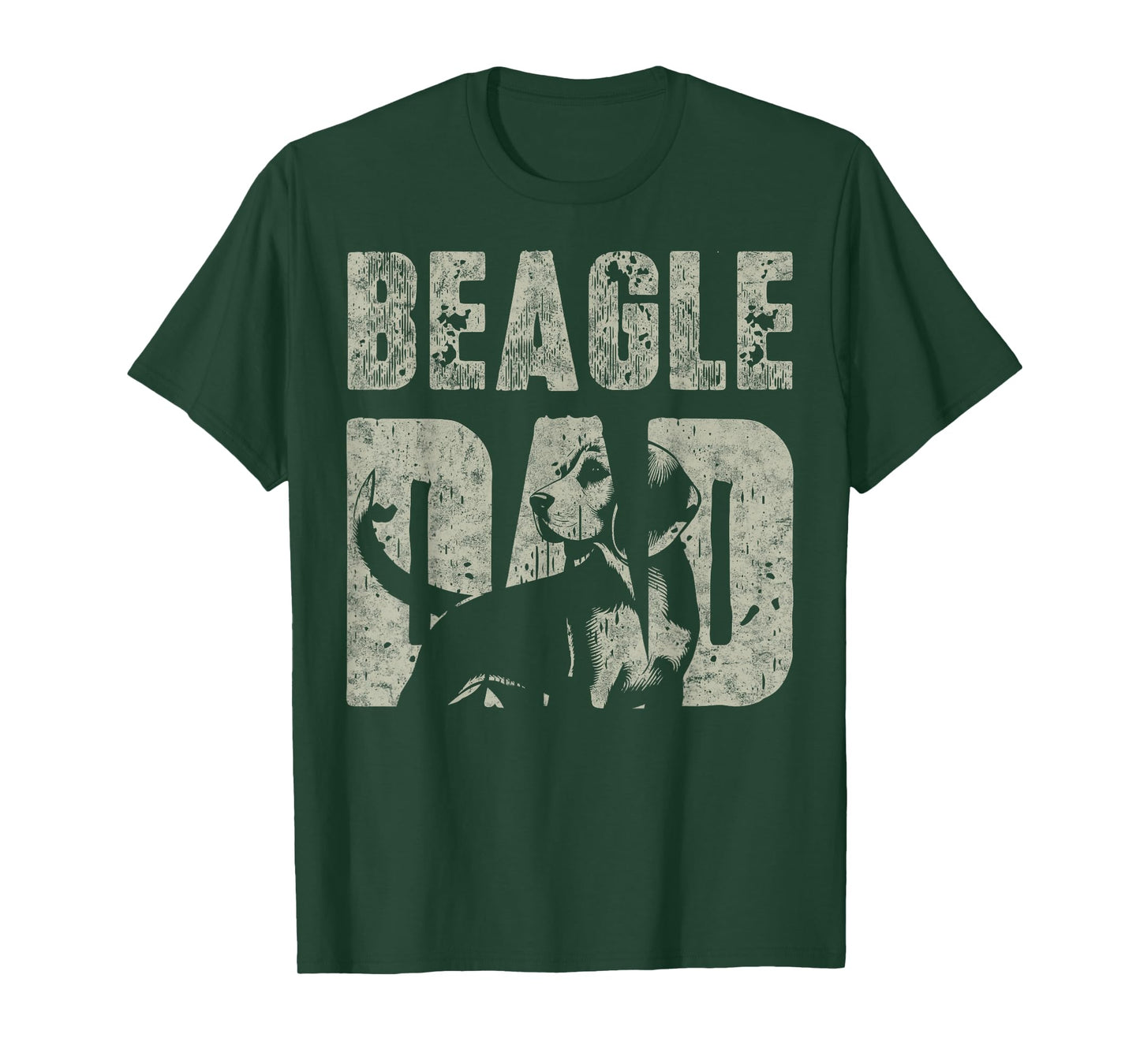 Beagle Dad Vintage Father's Day Grandpa Dog Lover Dog Dad T-Shirt for Men Women