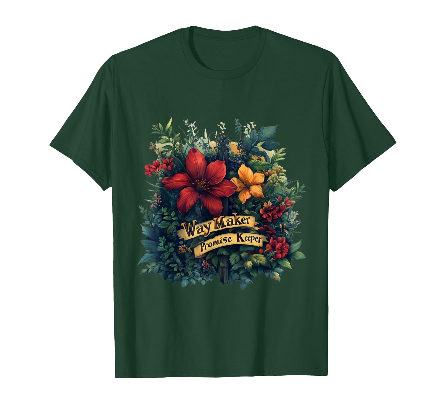 Way Maker Promise Keeper Miracle Worker Waymaker Christian T-Shirt