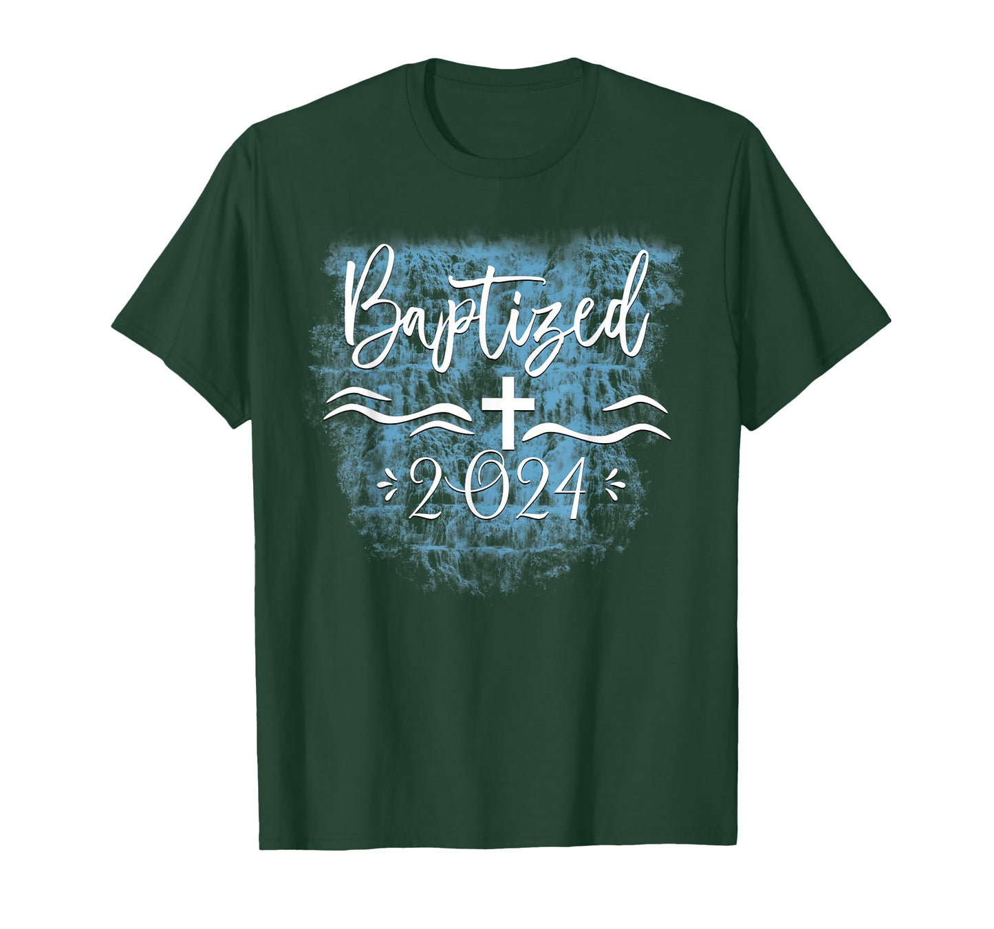 2024 Christian Baptism Christ Baptized Church Group T-Shirt