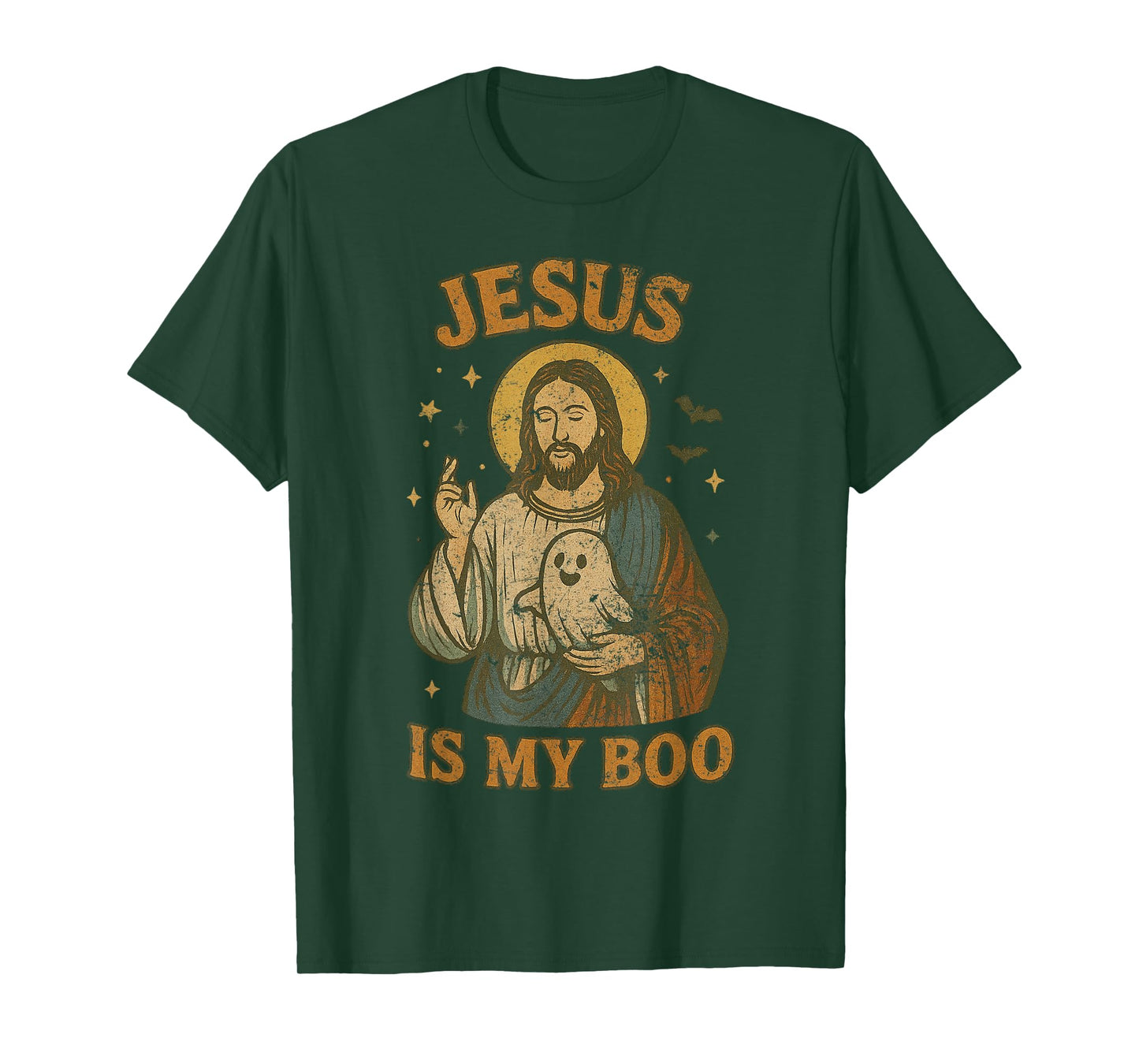 Jesus is My Boo Funny Christian Vintage Halloween 90's Retro T-Shirt
