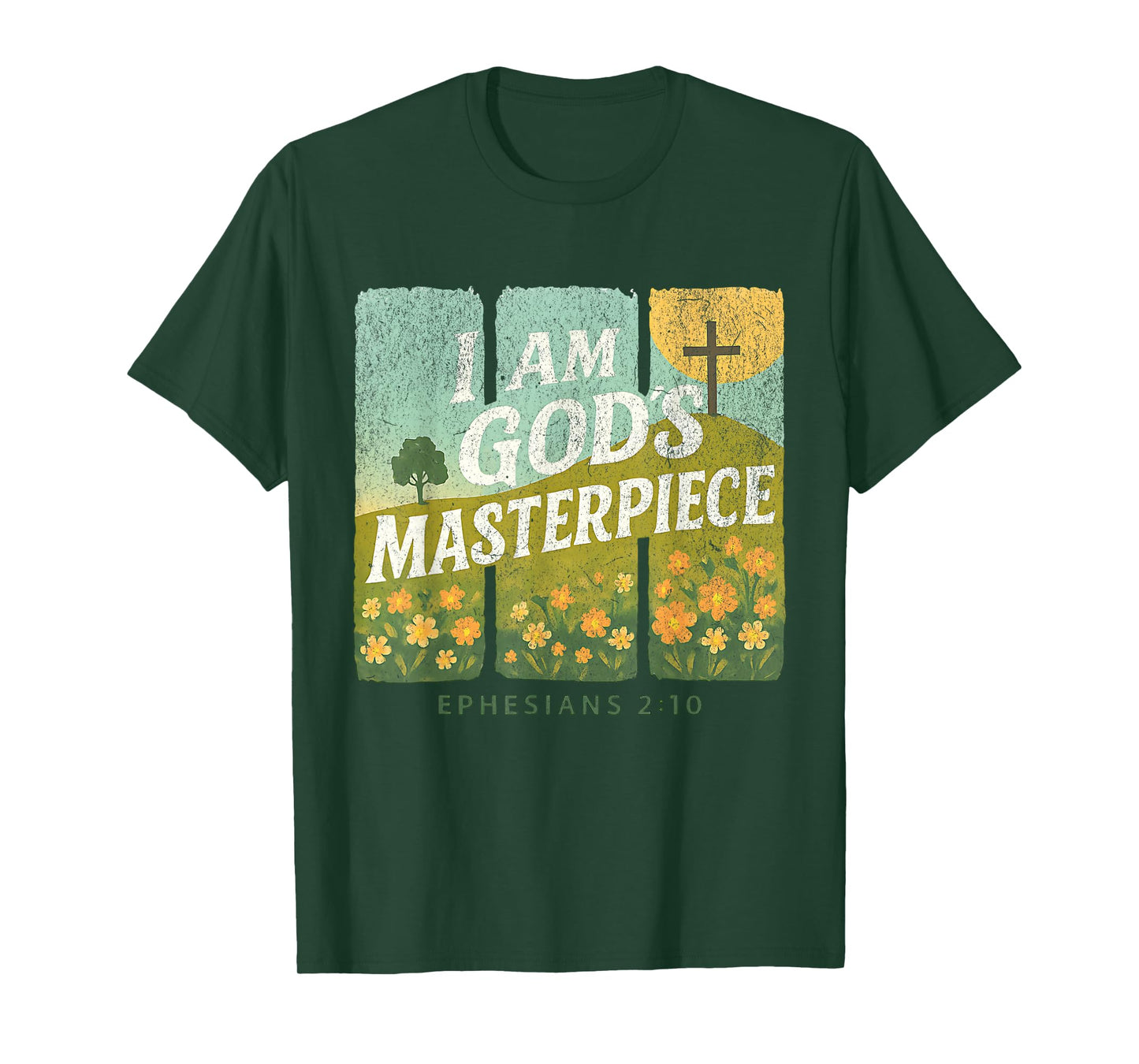 I AM GOD`S Masterpiece Christian Ephesians 2:20 T-Shirt