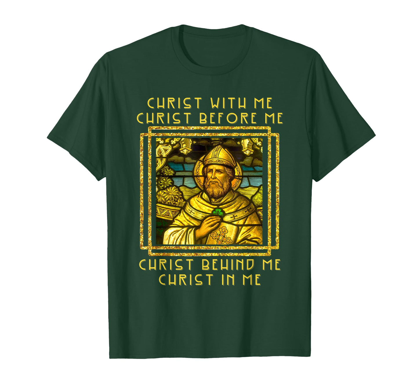 Saint Patrick Of Ireland Prayer Breastplate Irish Catholic T-Shirt