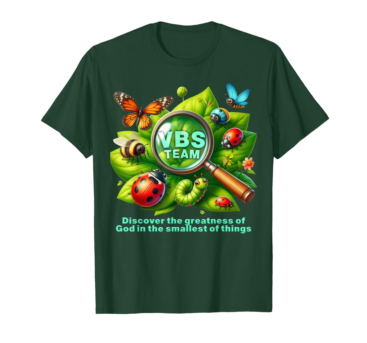 VBS 2025 Magnified VBS Vacation Bible School Christian Camp T-Shirt