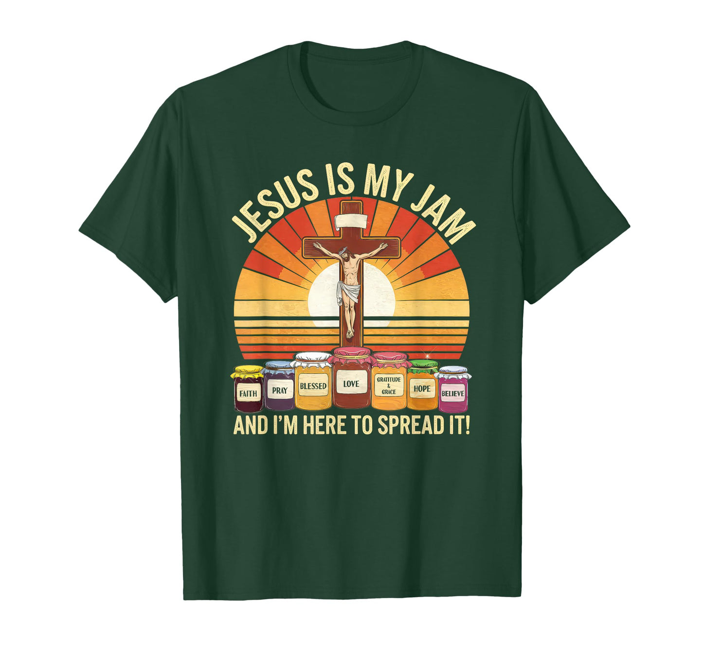 Jesus is My Jam Tshirt Men Women Christian Bible Verse T-Shirt