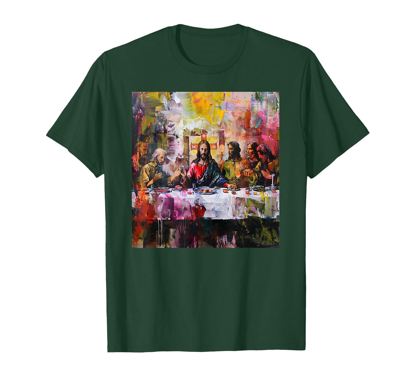 3.Religion and modern,bible art, faith, last, supper T-Shirt
