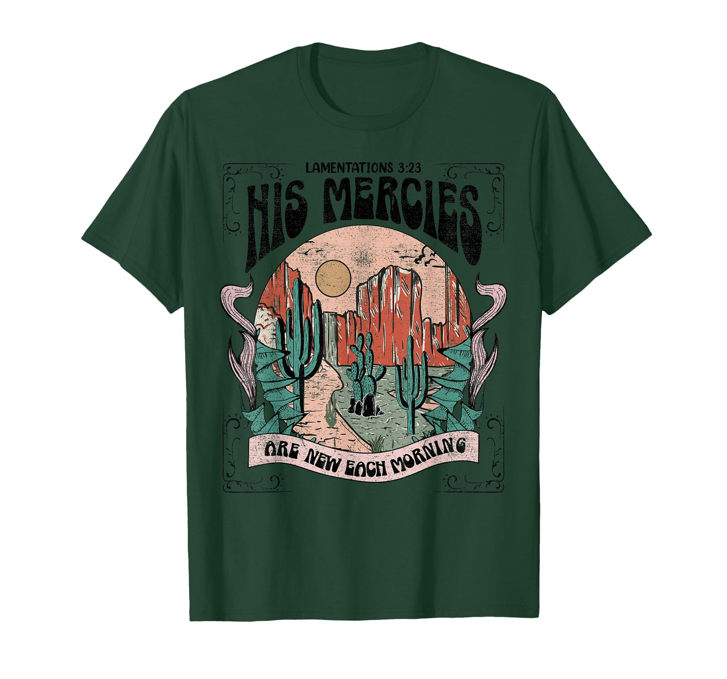 His mercy are new every morning Christian design T-Shirt