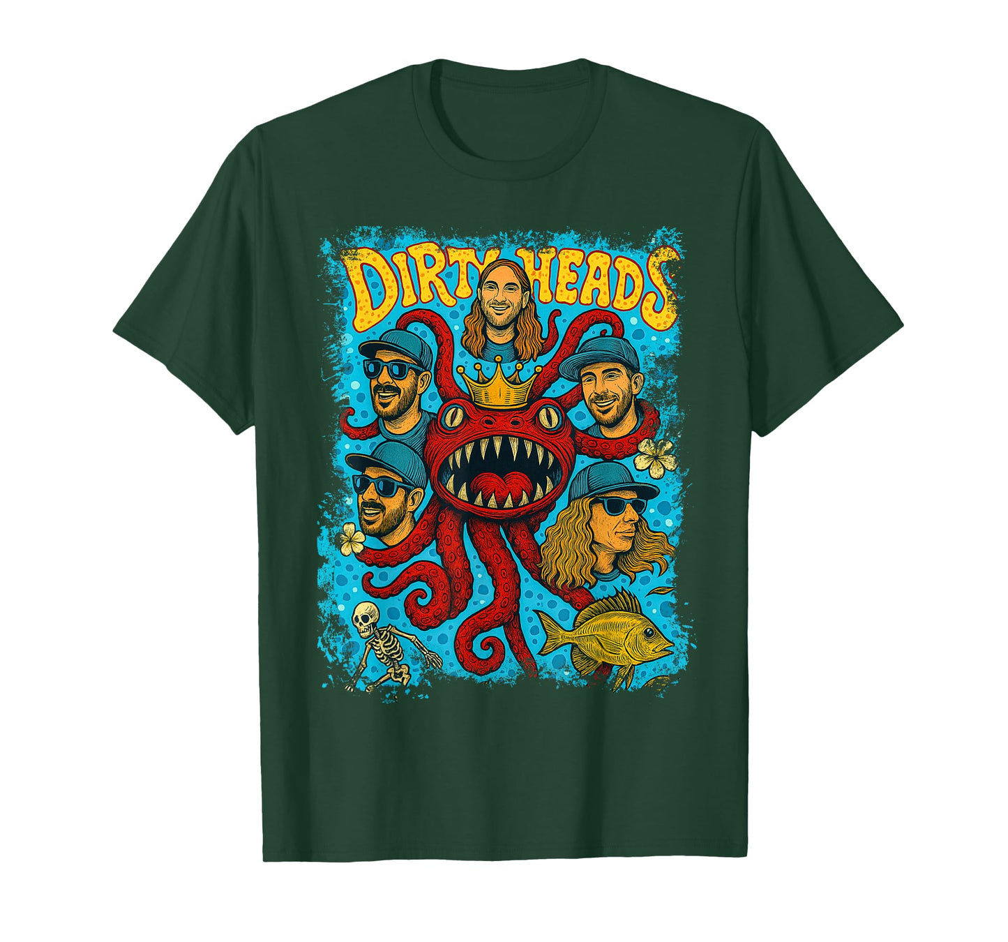 Vintage Dirty Heads in retro Funny style T-Shirt