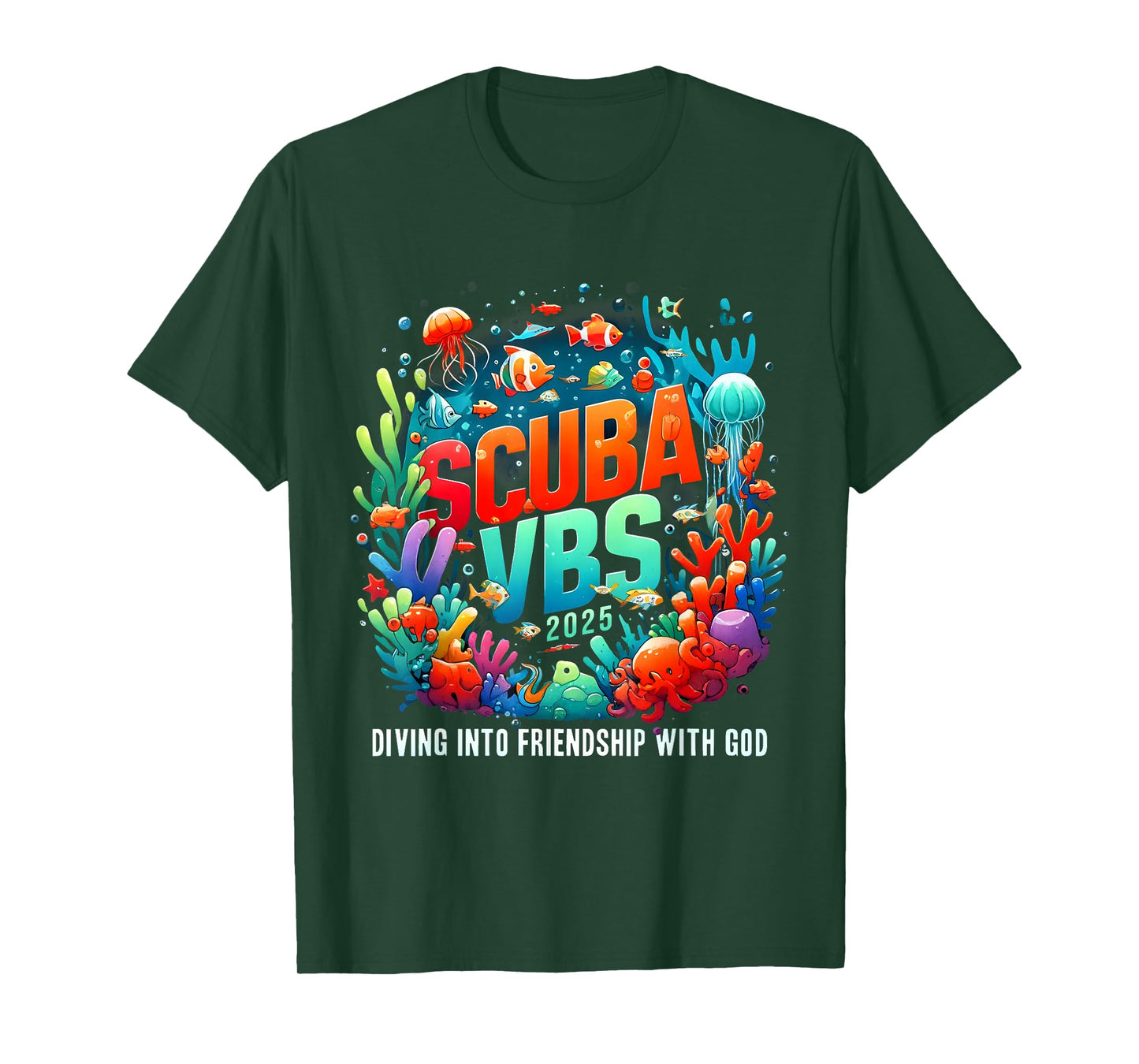 VBS 2025 Scuba Diving Into Friendship With God T-Shirt
