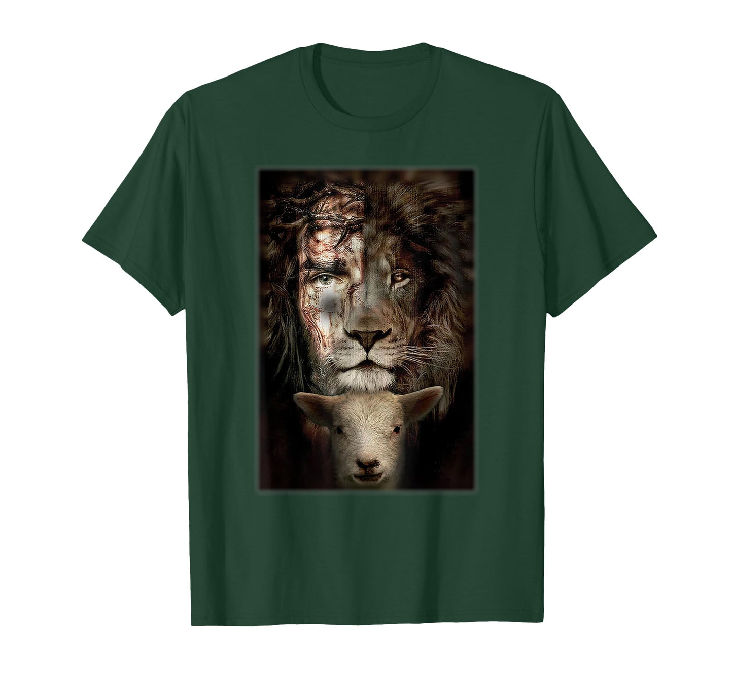 Jesus Lion Lamb Christian Lover T-Shirt