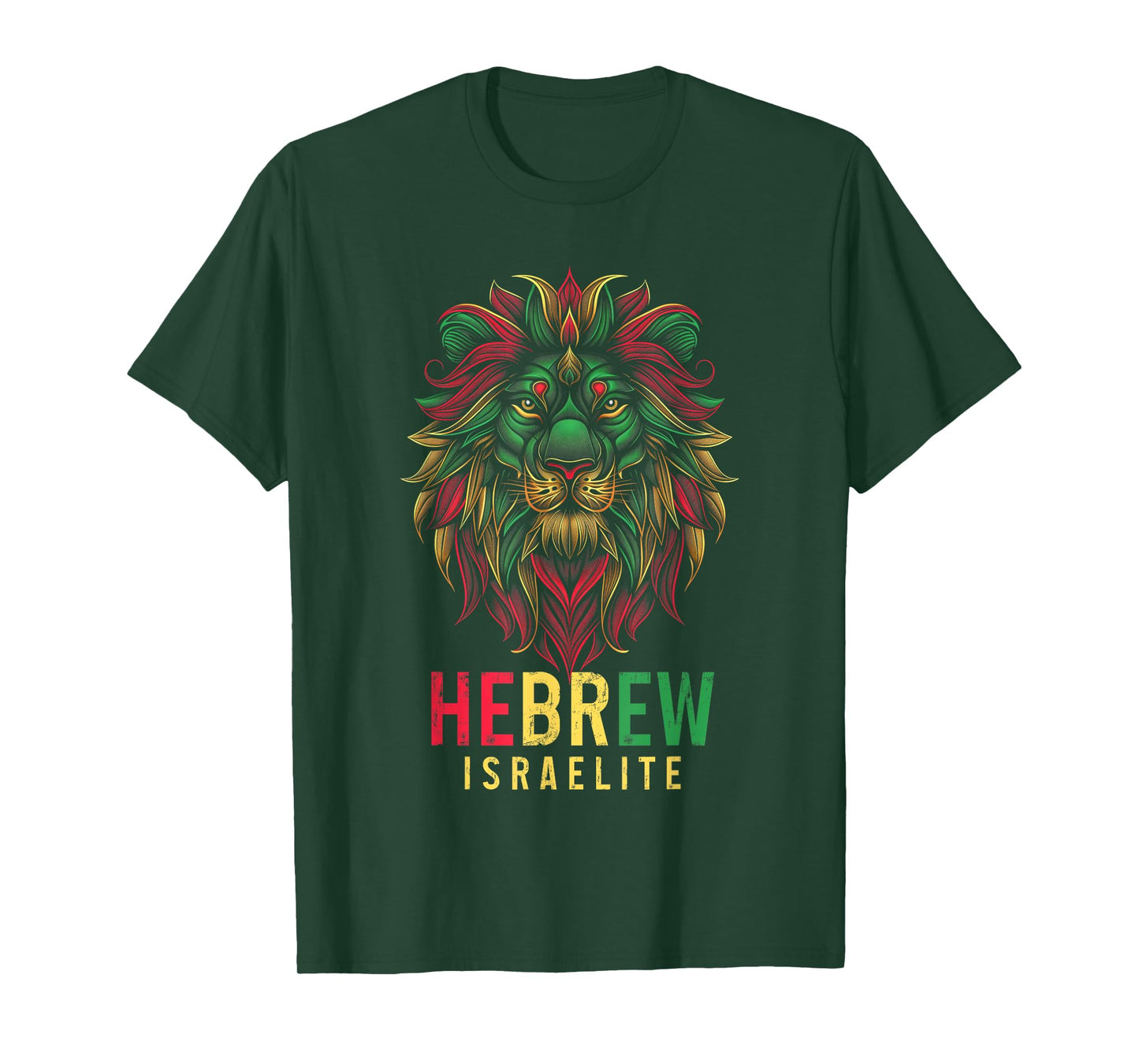 Hebrew Israelite Lion Of Judah Tribe YHWH Jew Jewish Yah T-Shirt