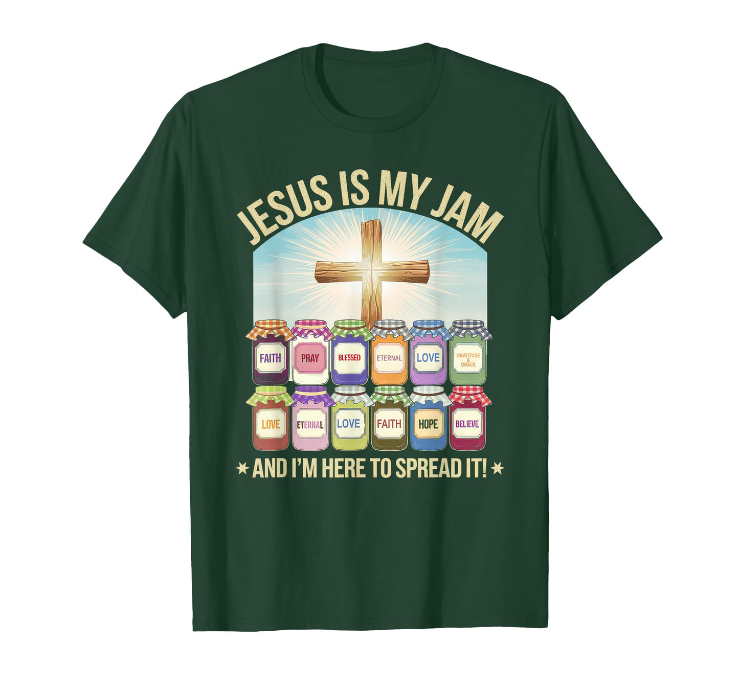 Jesus is My Jam Tshirt Men Women Christian Bible Verse T-Shirt