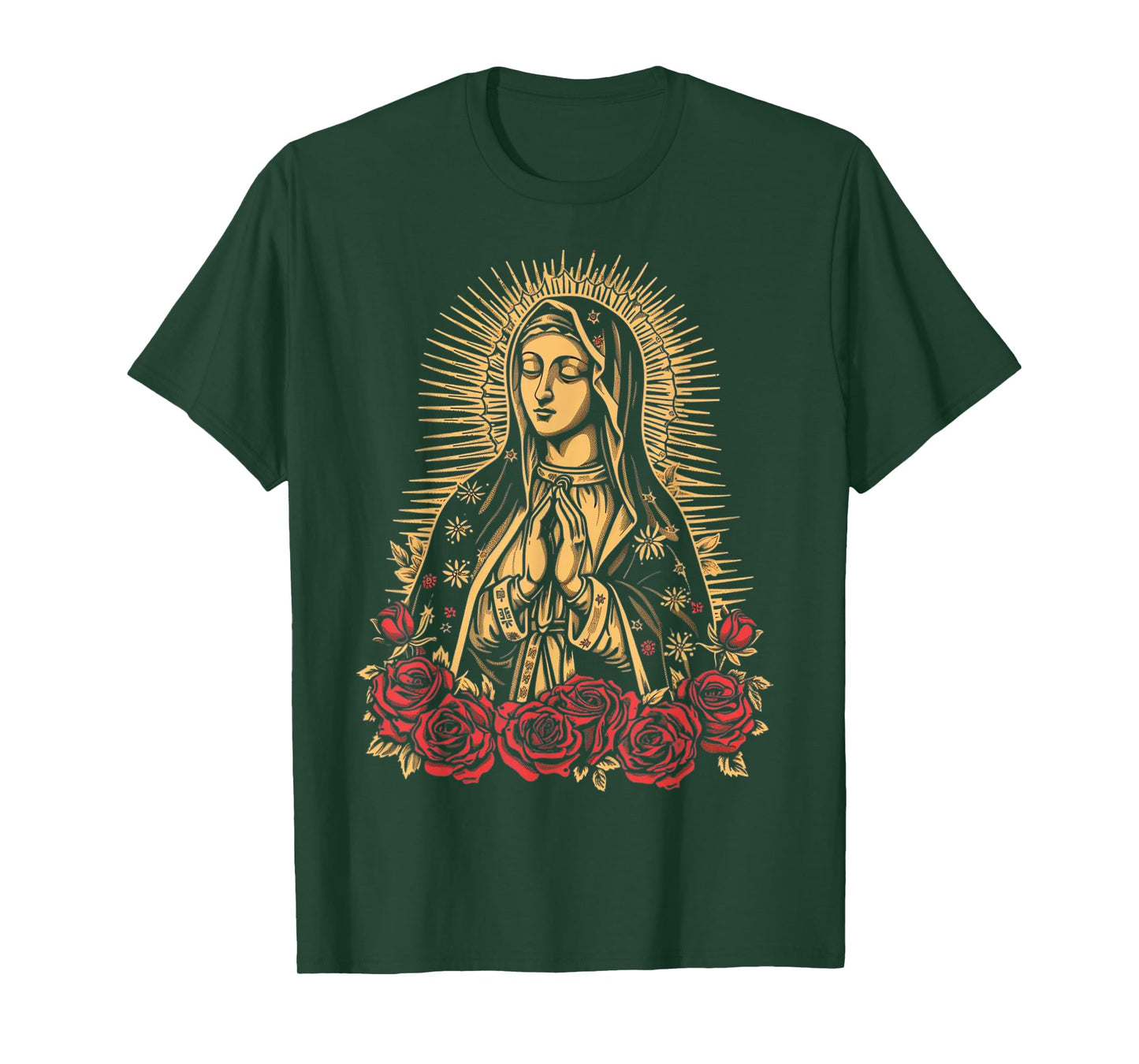 Our Lady De Guadalupe Sant Mary For Christians, Catholics T-Shirt