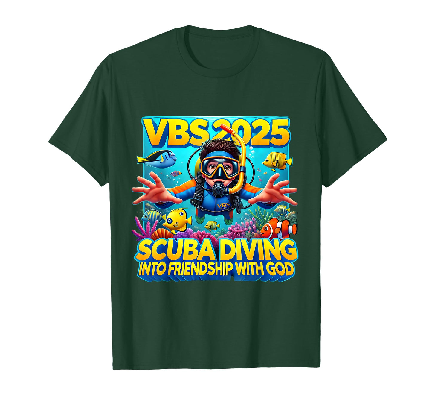 VBS 2025 Scuba Diving Into Friendship with God T-Shirt