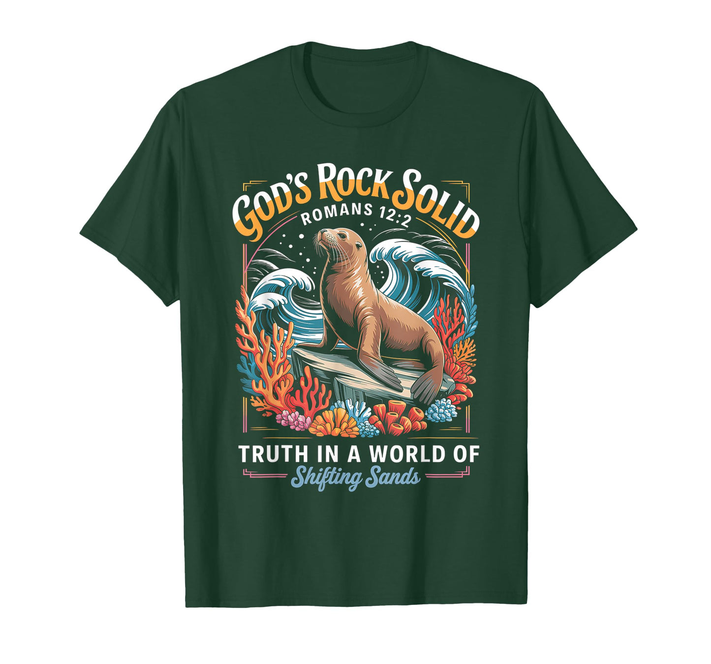 Breaker Rock Beach Christian God's Rock-Solid Truth VBS 2025 T-Shirt