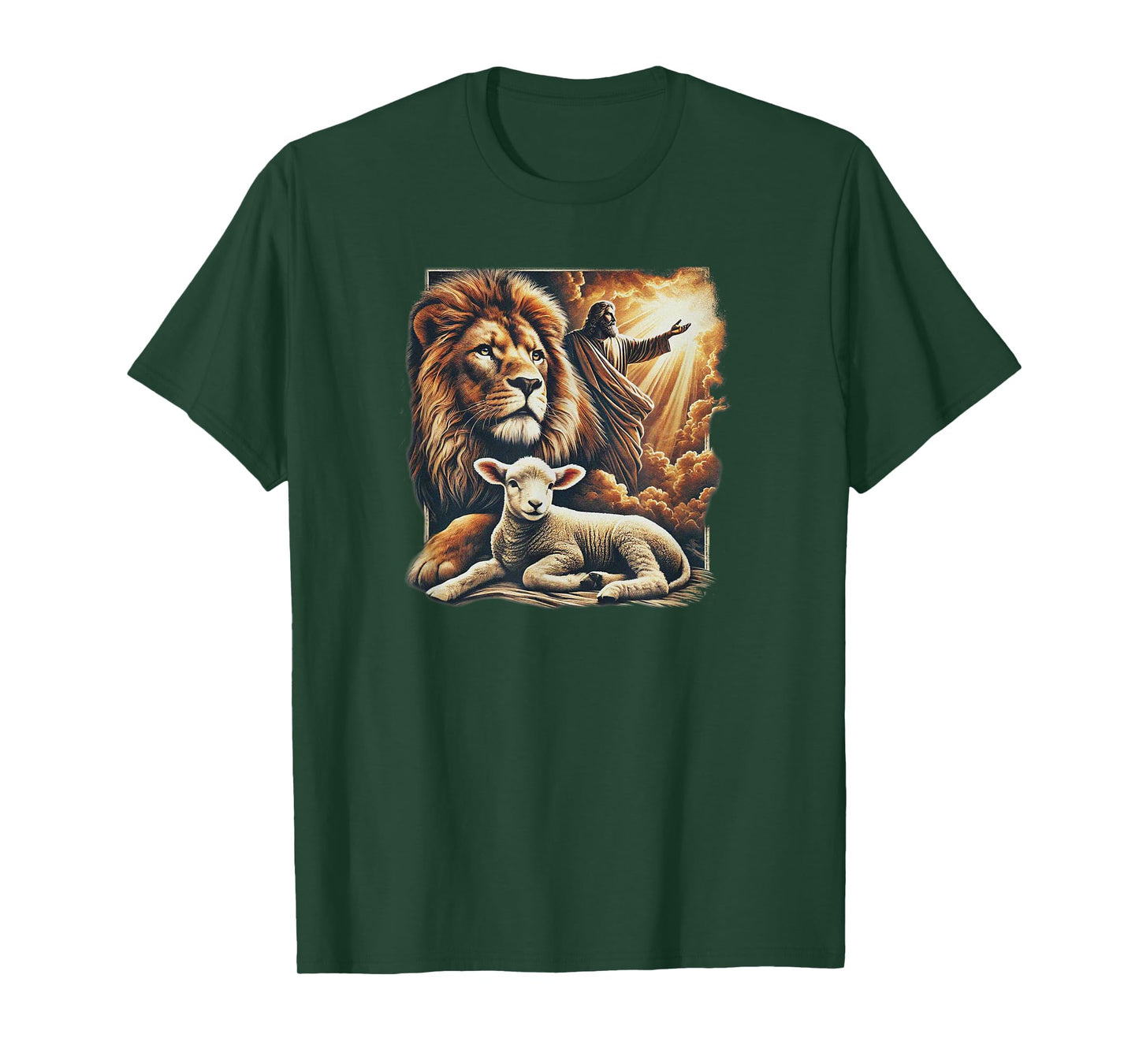 Revelation 5:5 lion and lamb T-Shirt