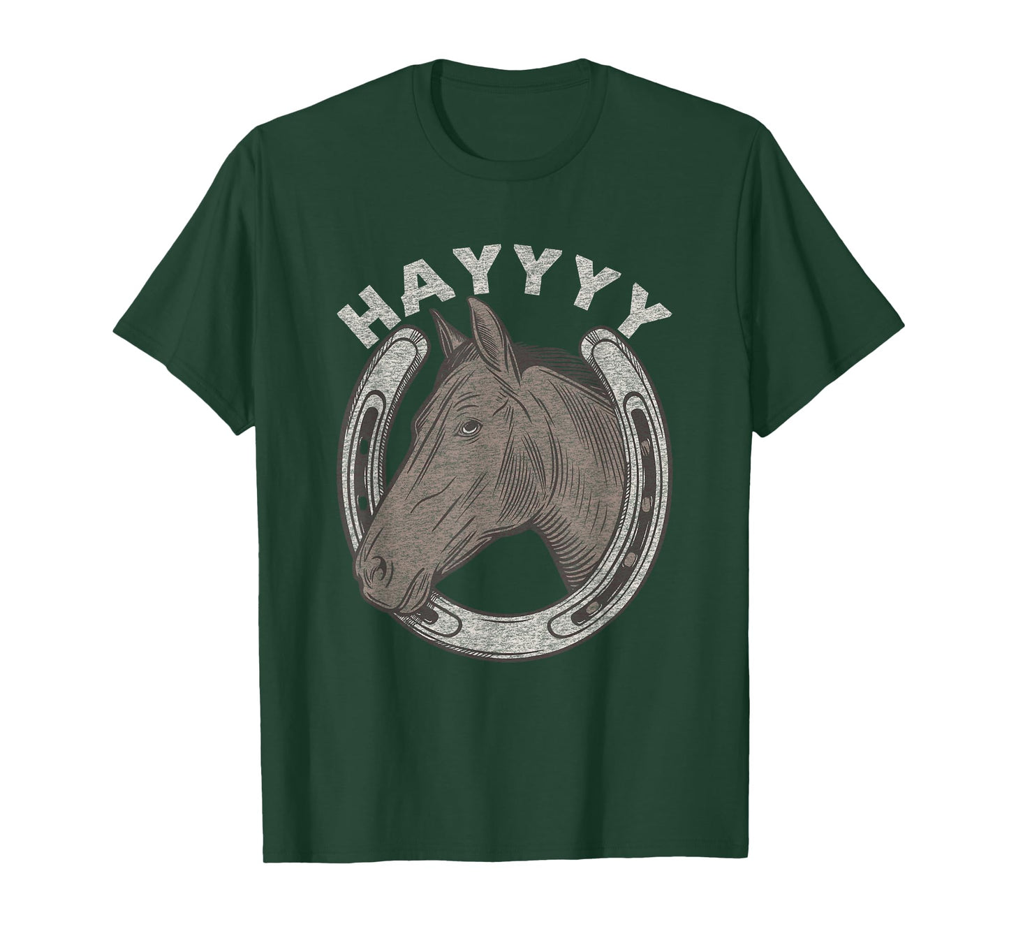 Funny Horse Hay Saying | Equestrian Lover Vintage Graphic T-Shirt