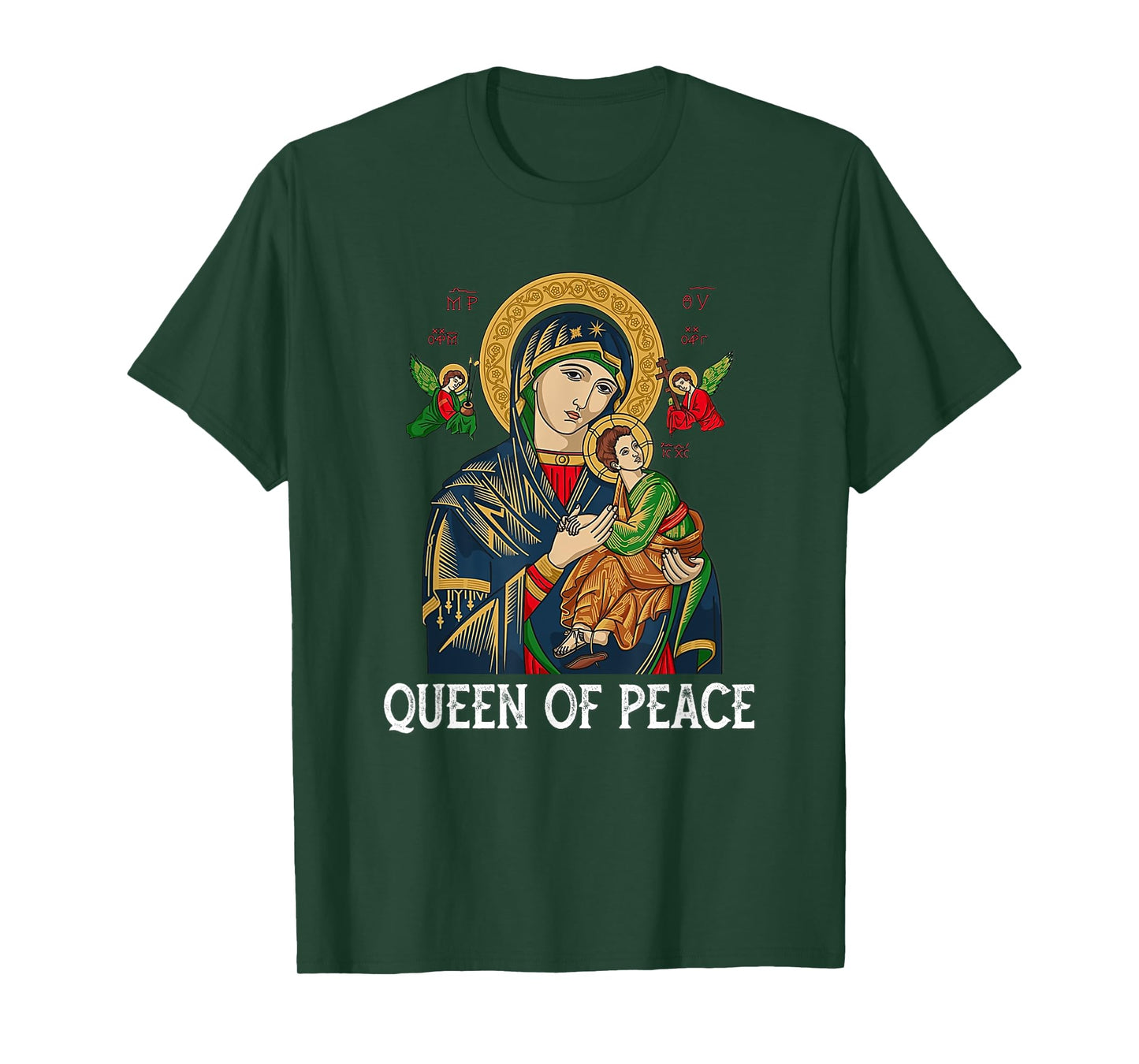 Our Lady of Perpetual Help Blessed Mother Mary Catholic T-Shirt