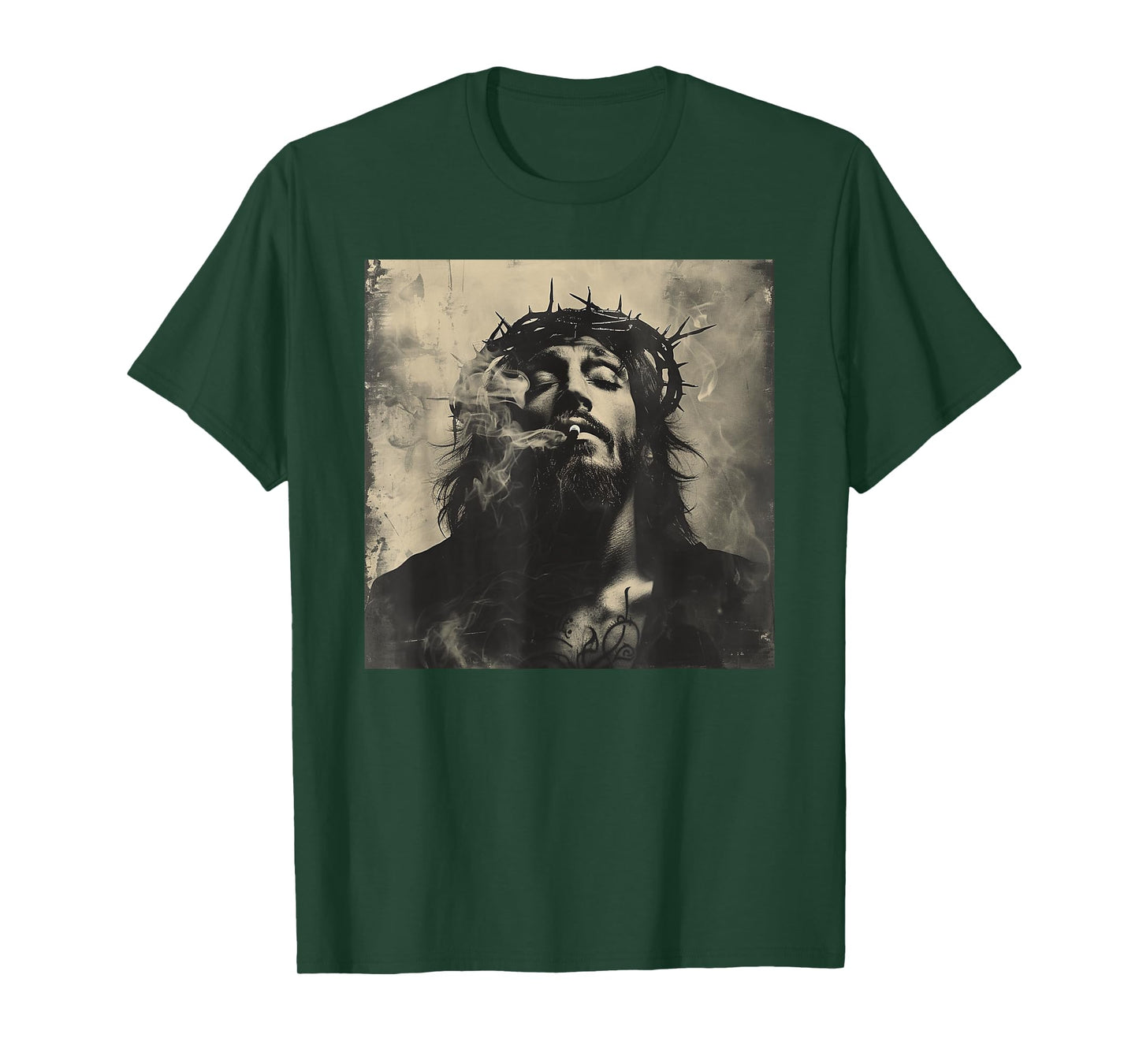 Cooler Jesus Christ Smokes, Resistance, Rebellious Jesus T-Shirt