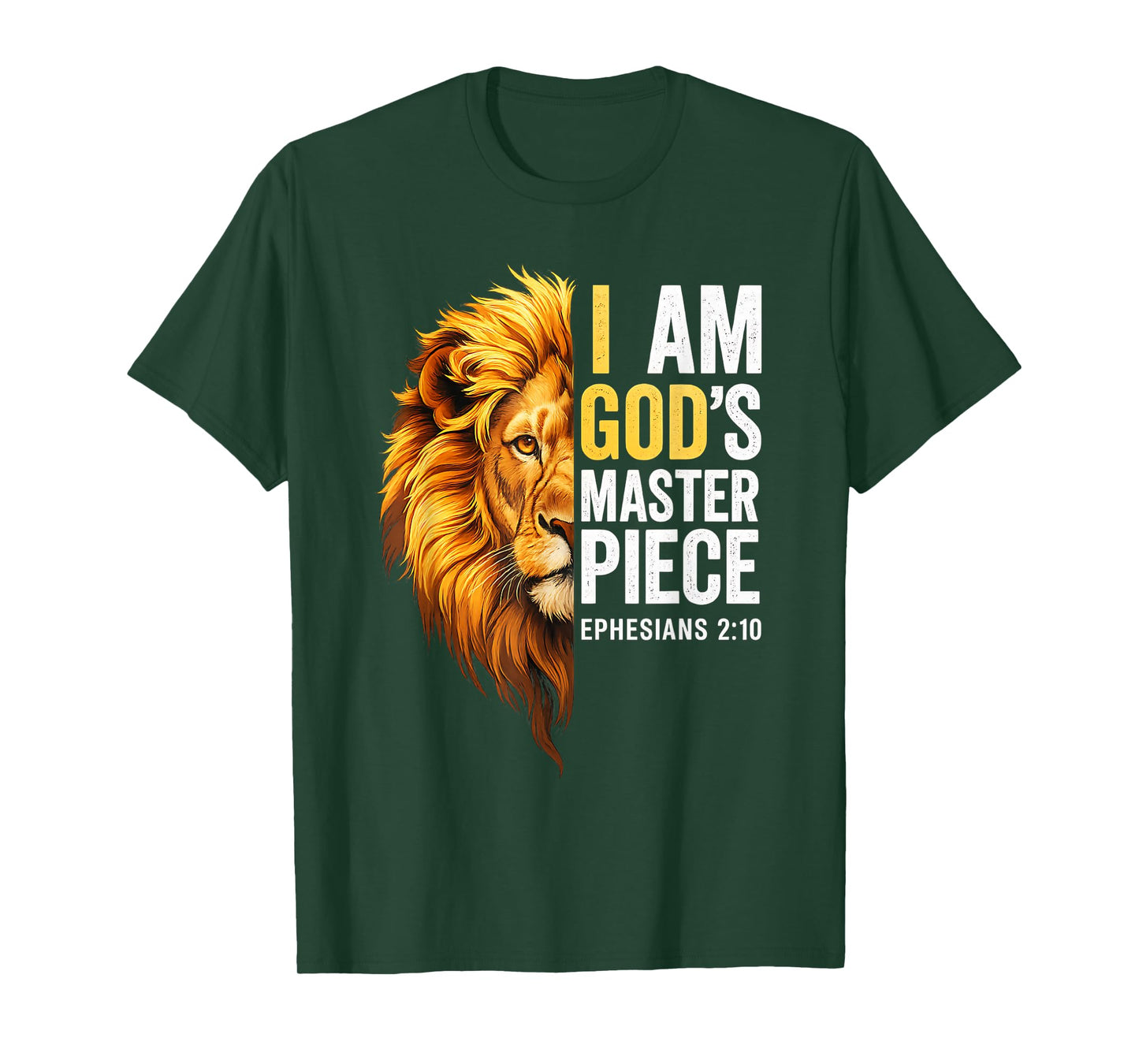 I AM GOD`S Masterpiece Christian Ephesians 2:20 T-Shirt