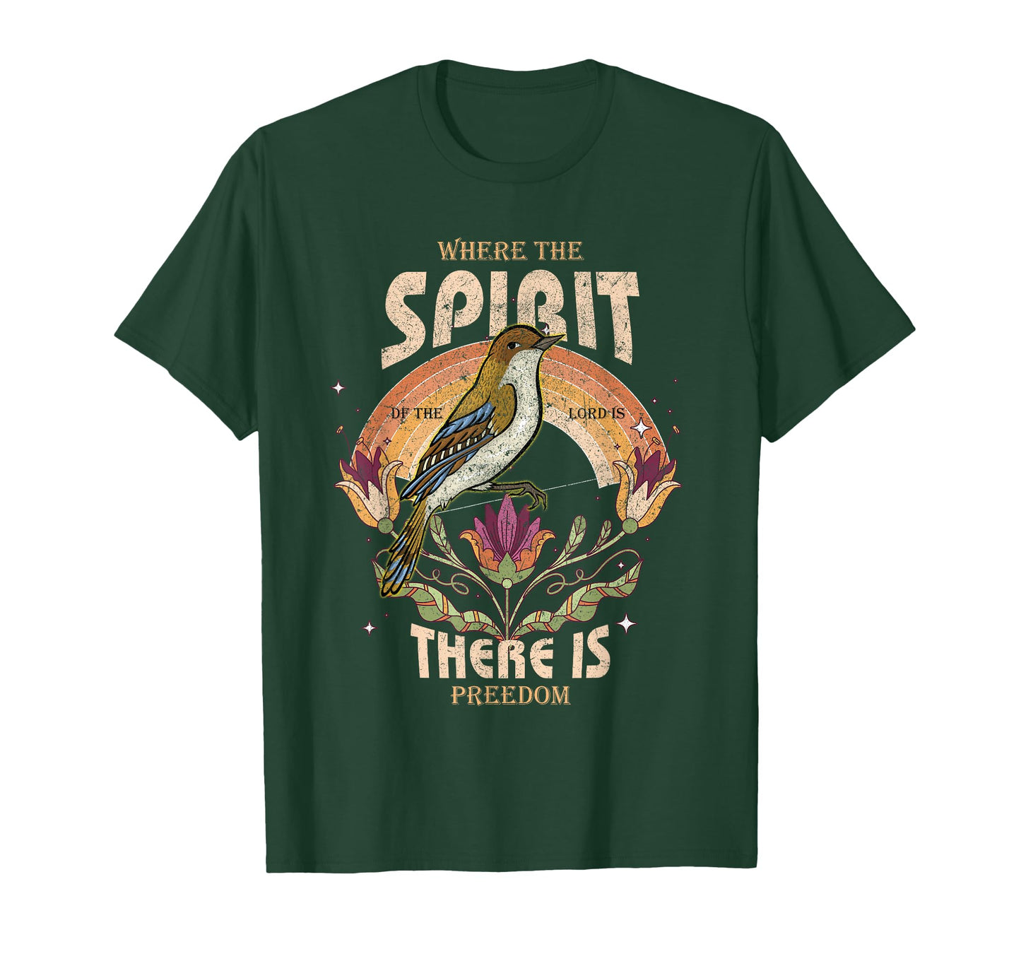 Where The Spirit Of The Lord Is There Is Freedom Christian T-Shirt