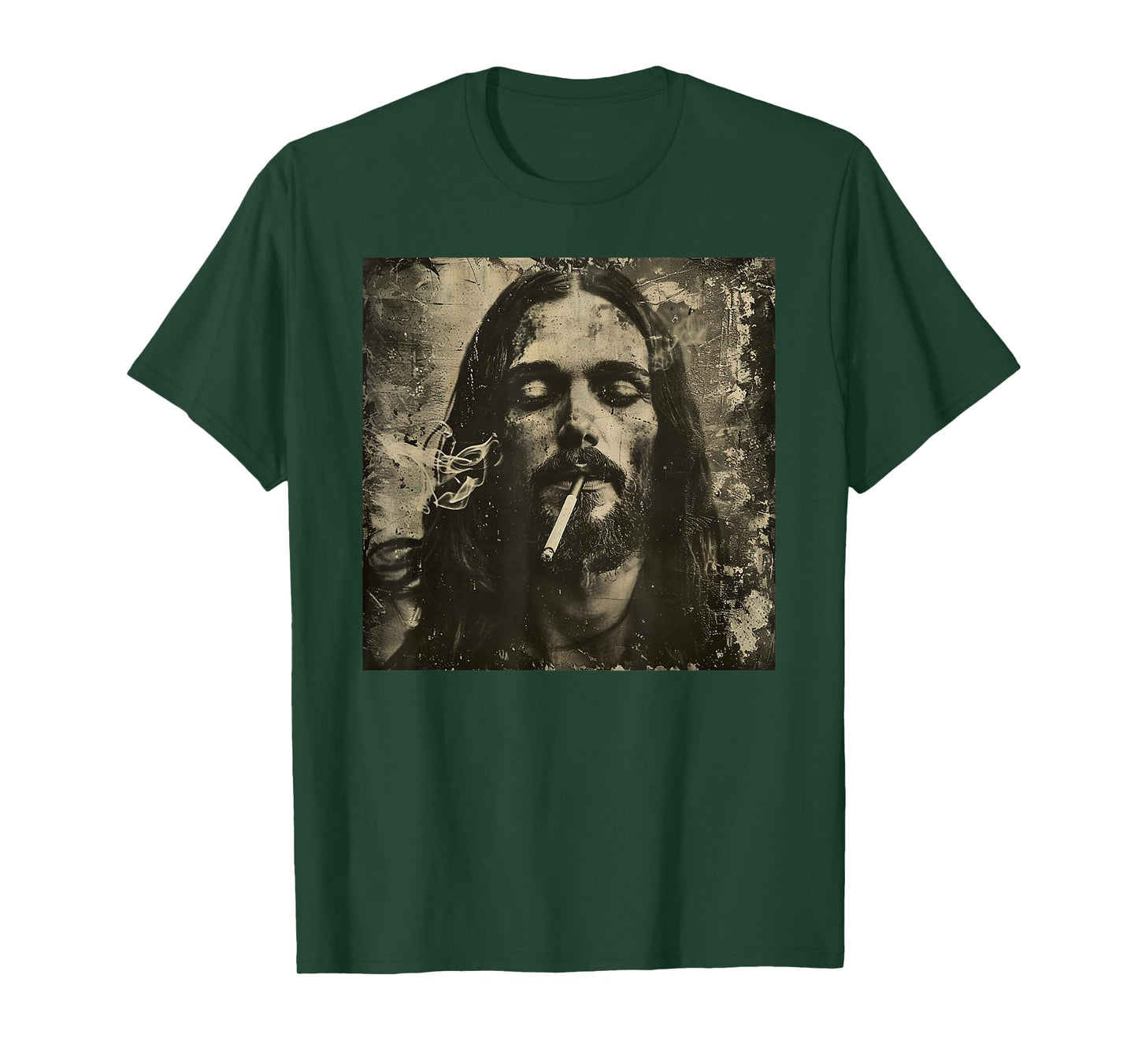 Cooler Jesus Christ Smokes, Resistance, Rebellious Jesus T-Shirt