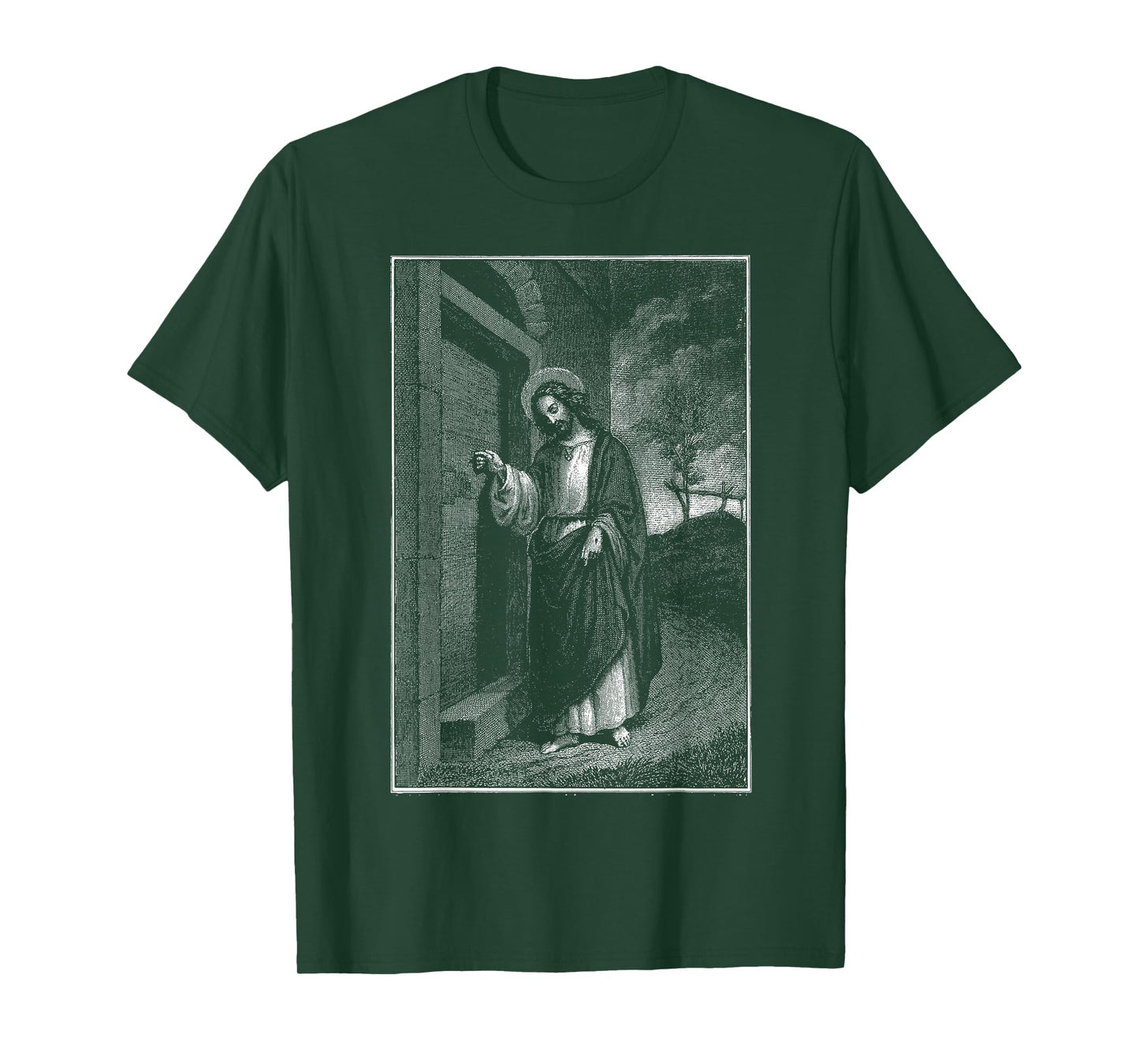 Jesus Christ Knocks On The Door Christian Bible Verses T-Shirt