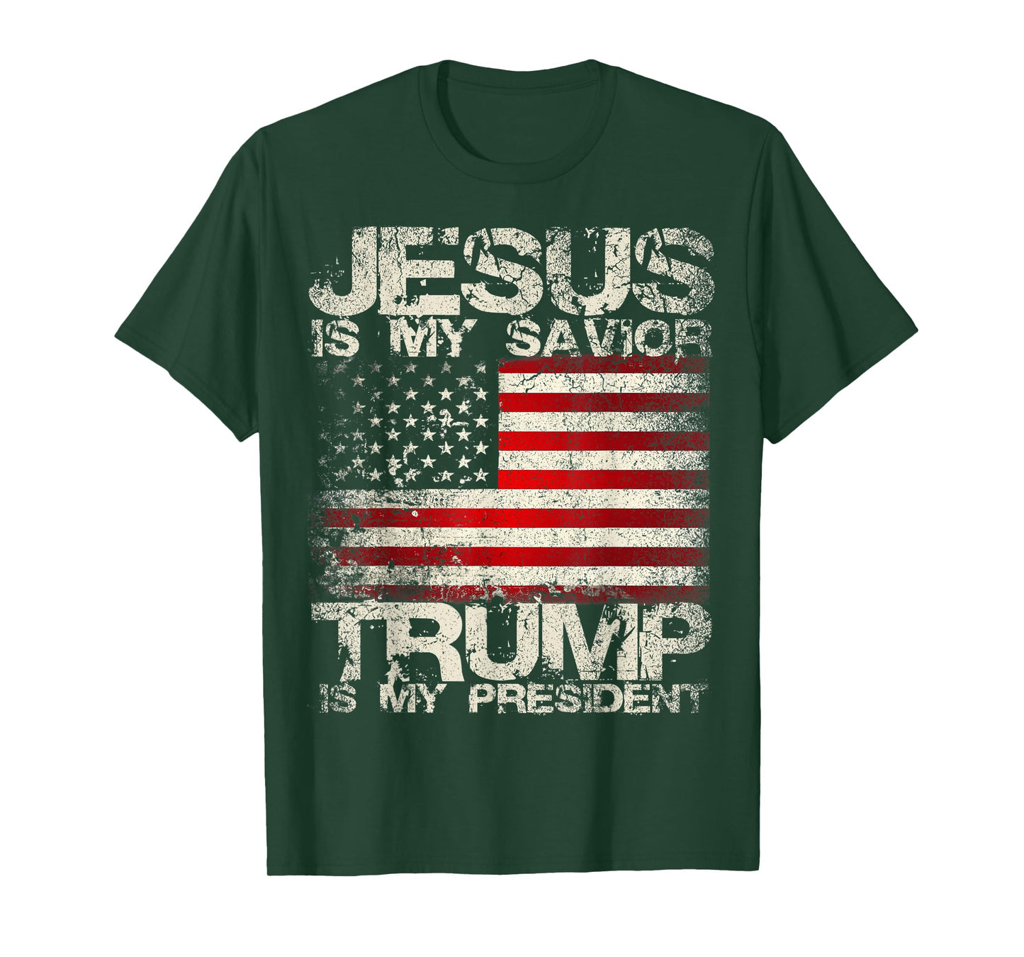 Epic 2024 Jesus Is My Savior Trump Is My President T-Shirt