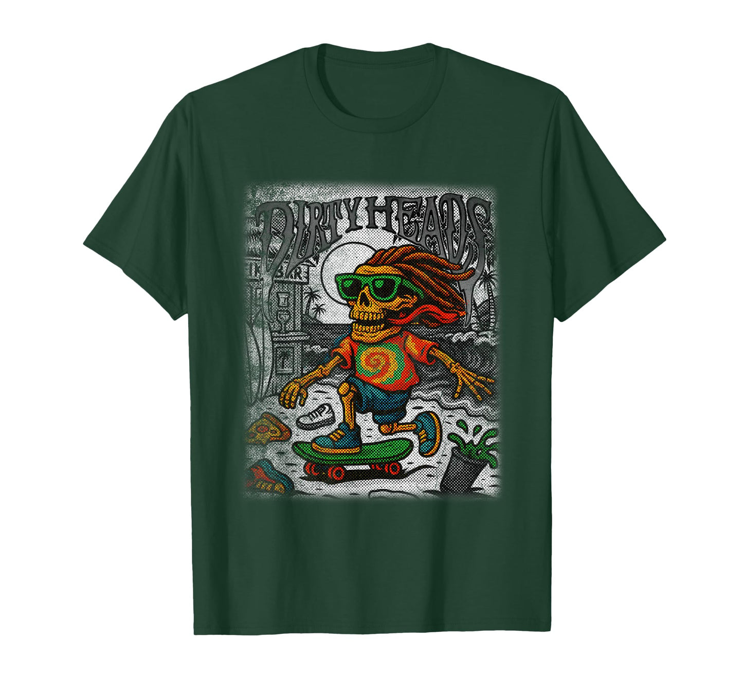 Vintage Dirty Heads in retro Funny style T-Shirt