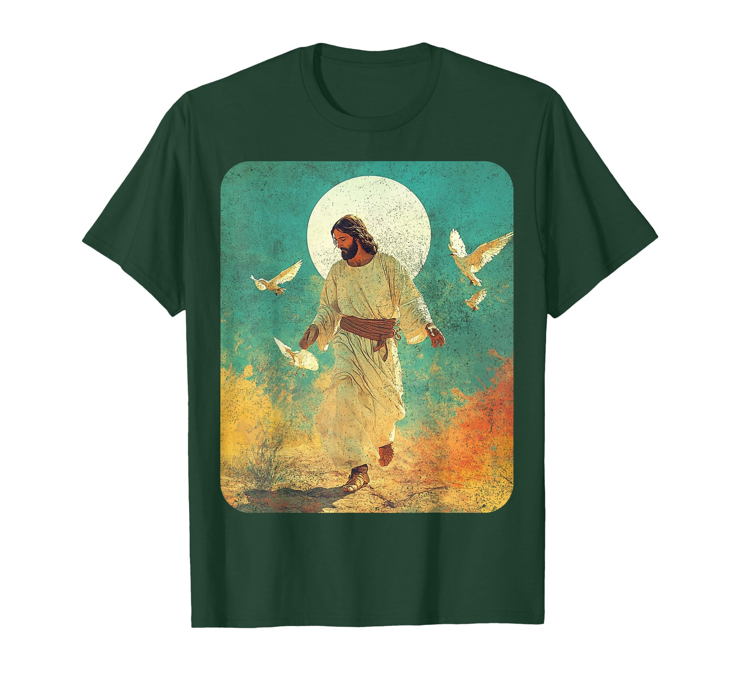 Jesus Christ Graphic Design T-Shirt