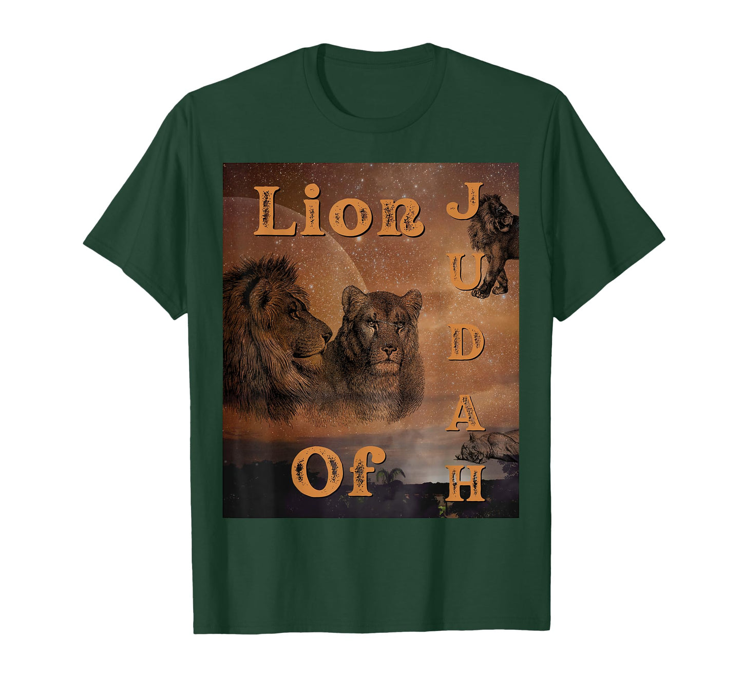Lion of Judah Untamed Majesty Faith-Inspired Symbolism T-Shirt