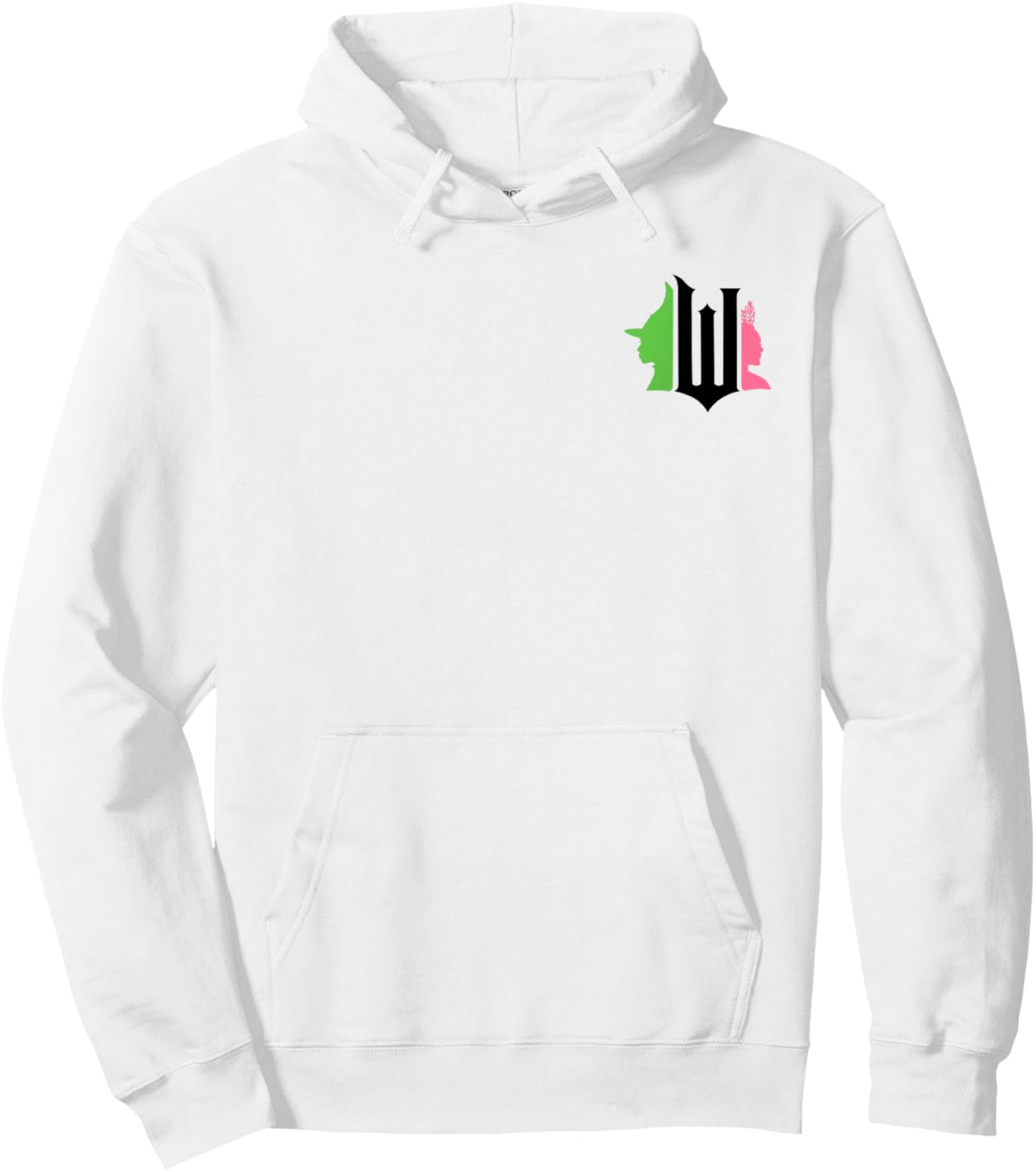 Wicked Pink & Green Front & Back Hoodie - Hoodie | White