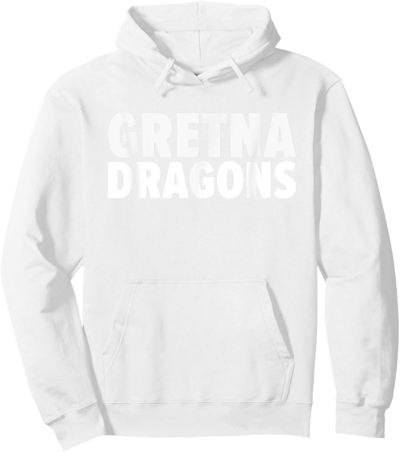 Gretna Dragons Bold Hoodie - Hoodie | White