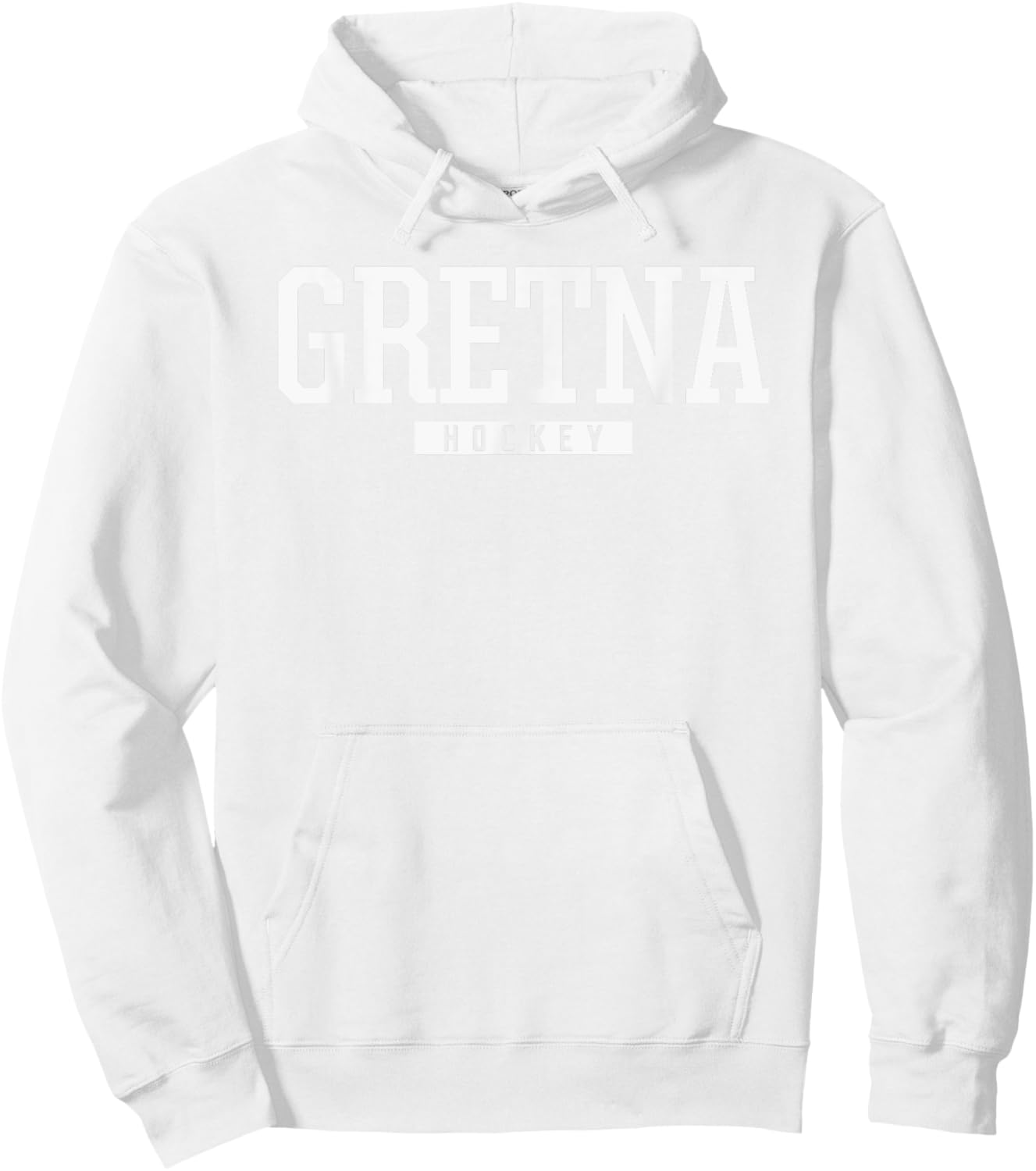 Gretna High School Hockey Hoodie - Hoodie | White