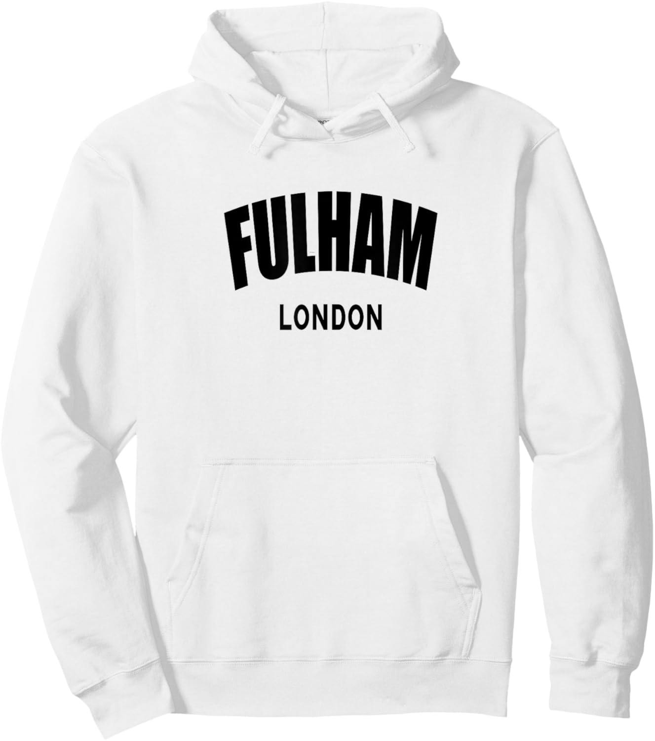 Fulham London England Vintage Souvenirs Apparel Hoodie - Hoodie | White