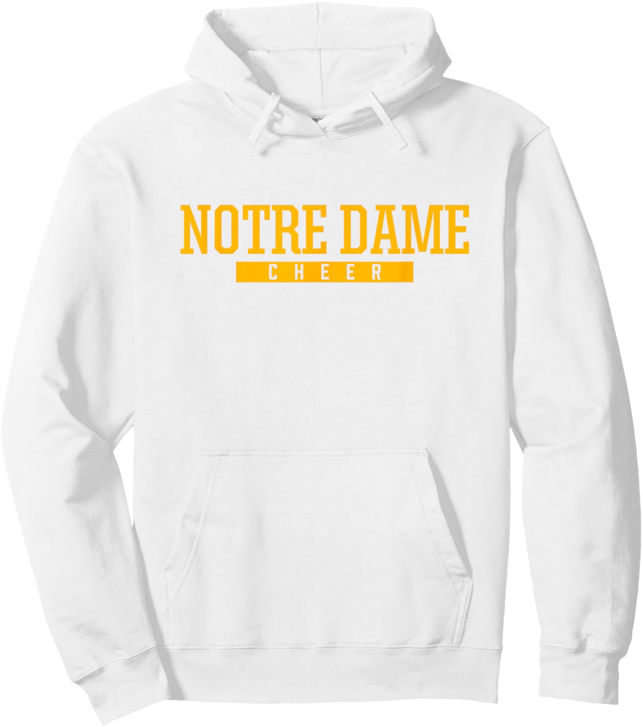 Notre Dame High School Cheer Hoodie - Hoodie | White