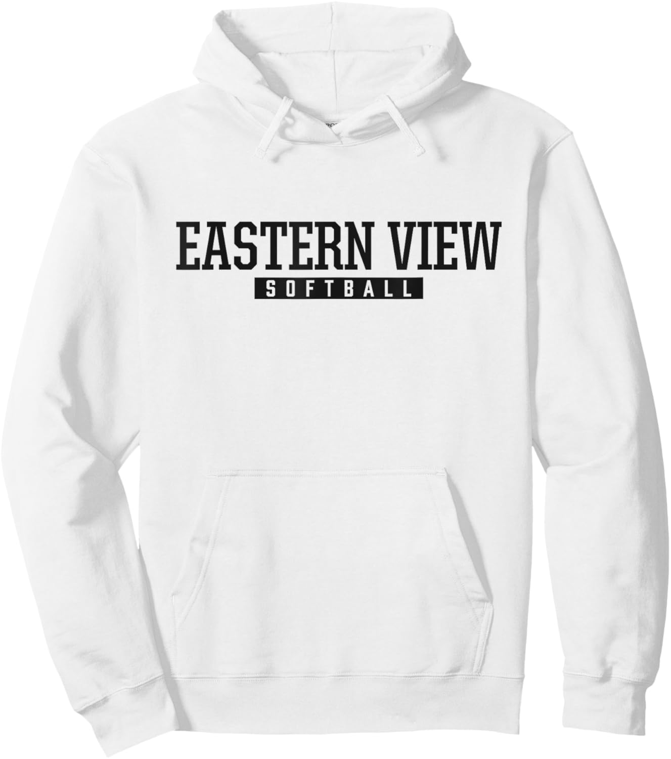 Eastern View High School Softball Hoodie - Hoodie | White