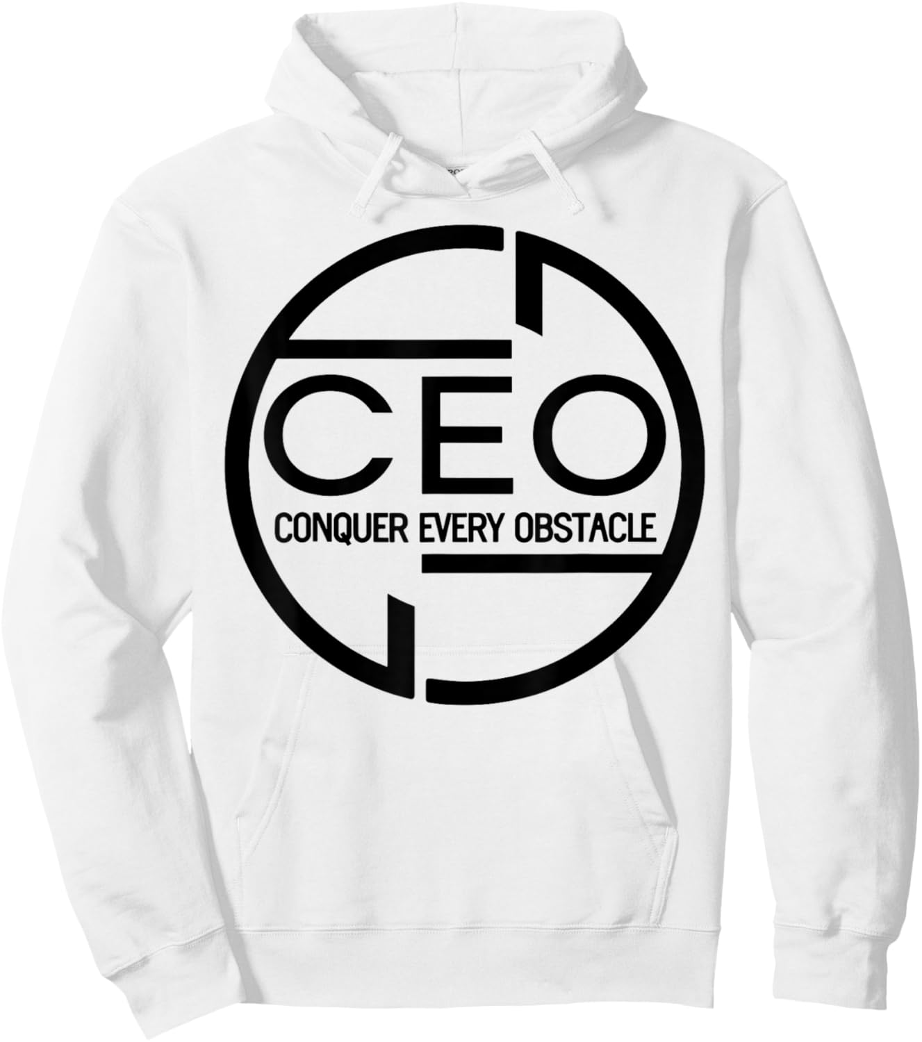Conquer Every Obstacle Hoodie - Hoodie | White