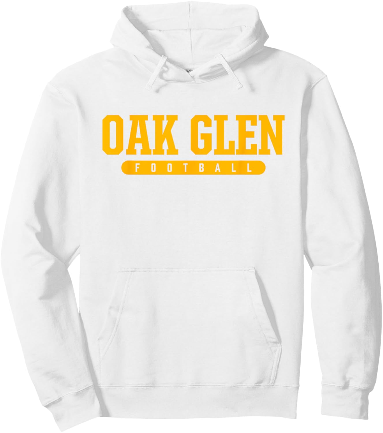 Oak Glen High School Football Hoodie - Hoodie | White