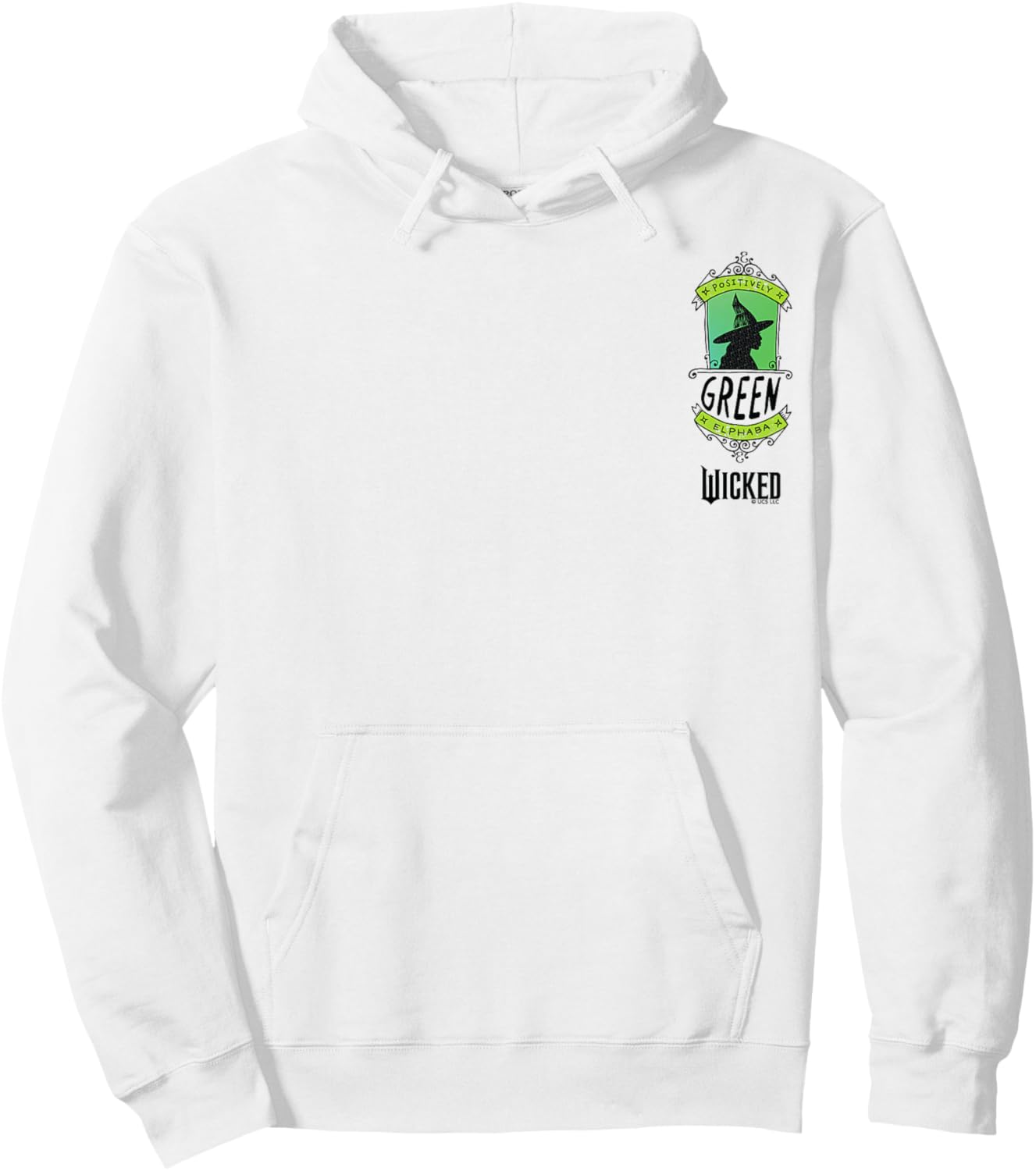 Wicked Positively Elphaba Hoodie - Hoodie | White