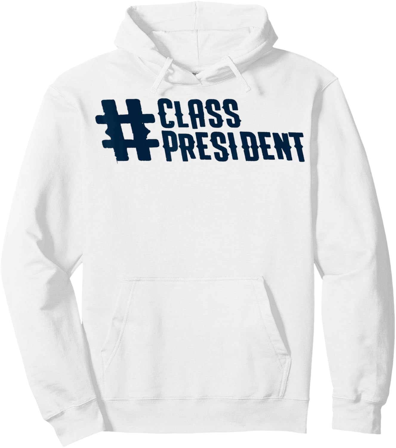 Class President Vote Me School Student Council Hoodie - Hoodie | White