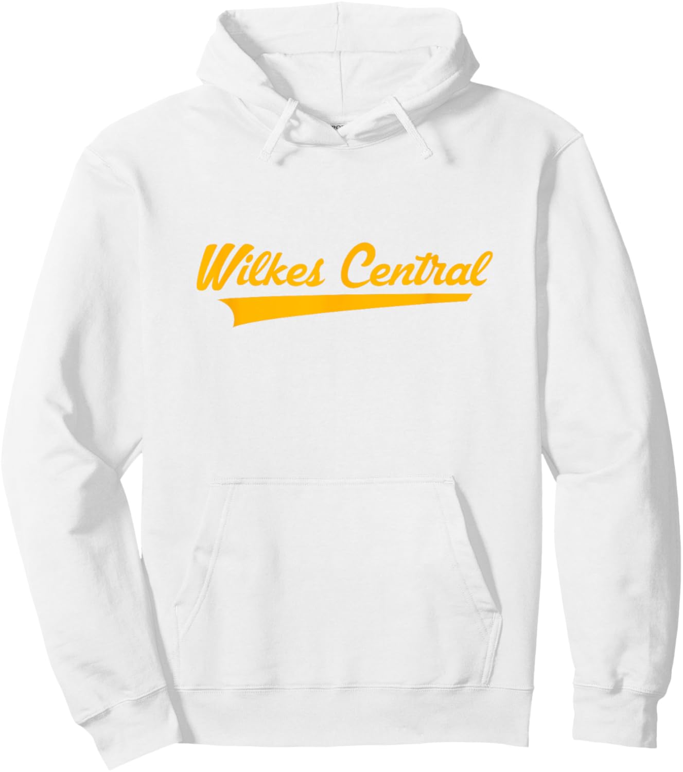 Wilkes Central High School Vintage Swoosh Hoodie - Hoodie | White