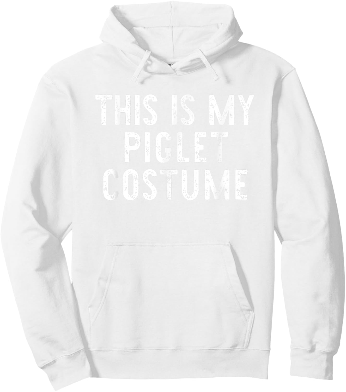 This Is My Piglet Halloween Costume Lazy Easy Last Minute Hoodie - Hoodie | White