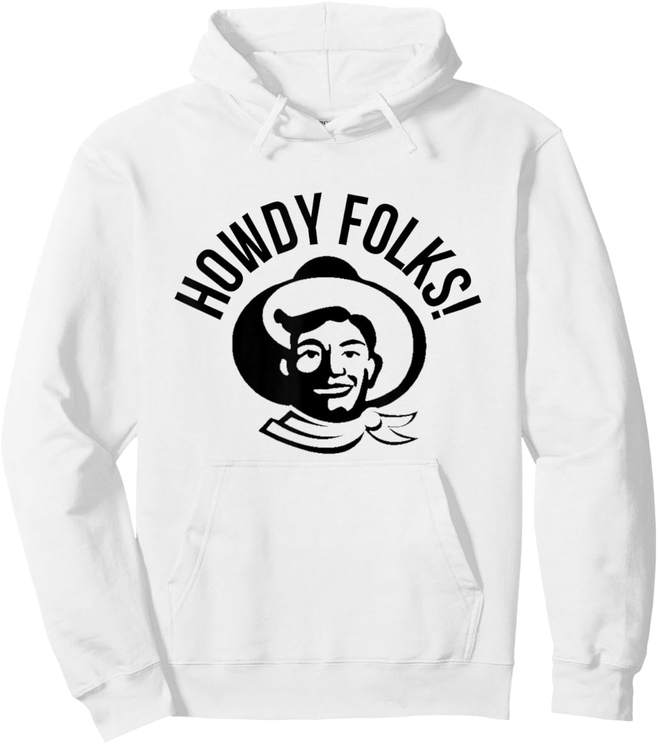 Howdy Folks State Fair Texas Hoodie - Hoodie | White